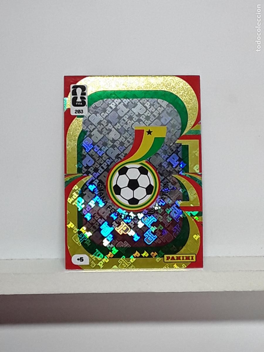 Cromos de f&uacute;tbol: ADRENALYN MUNDIAL 2026 WORLD CUP 26 ALBUM PANINI N 203 GHANA ESCUDO LOGO