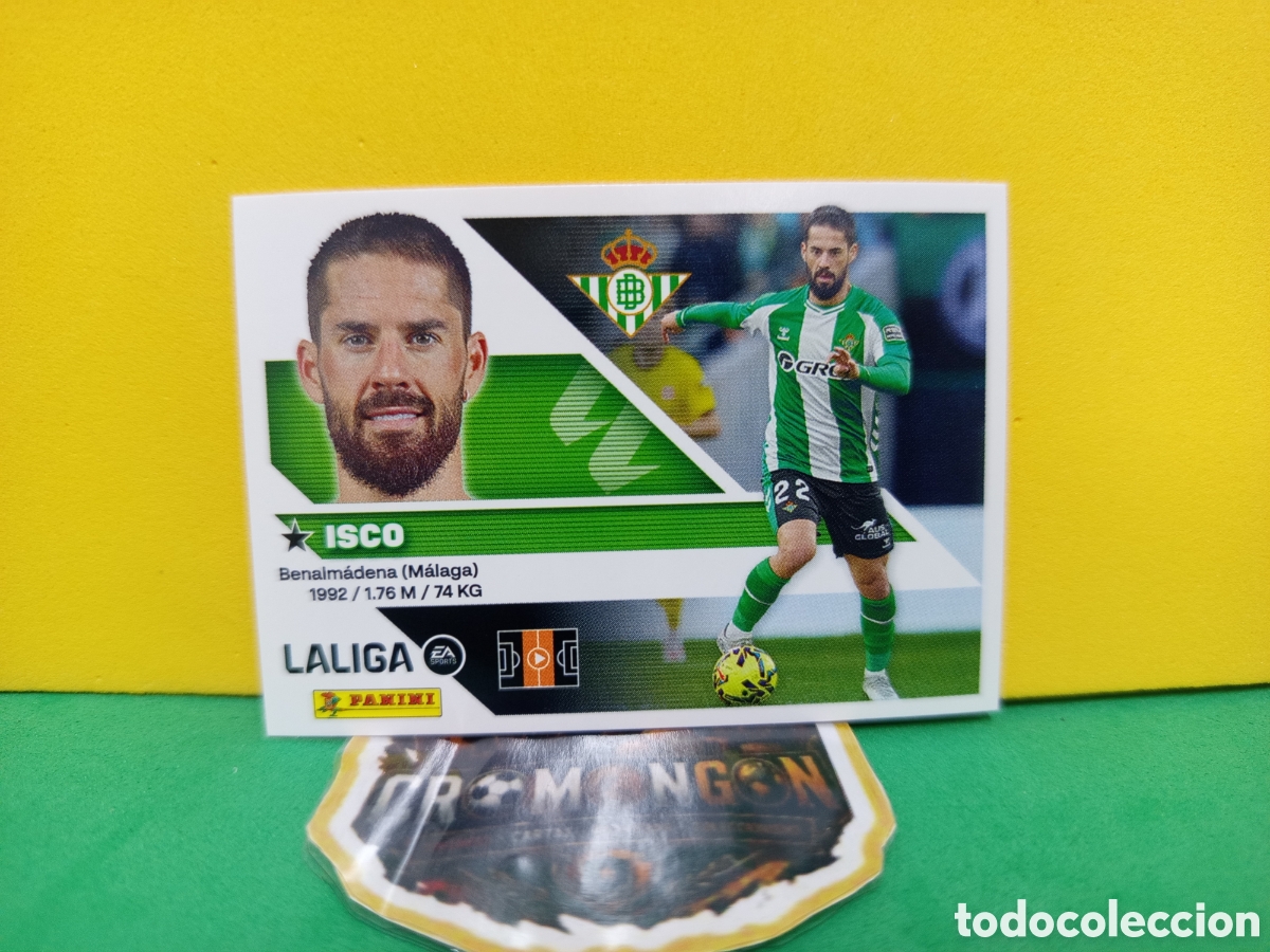 Cromos de f&uacute;tbol: ❇️ CROMO ⚽ 16.- ISCO (R. BETIS) - COLECCIONES ESTE 2026/27 (PANINI) ❇️
