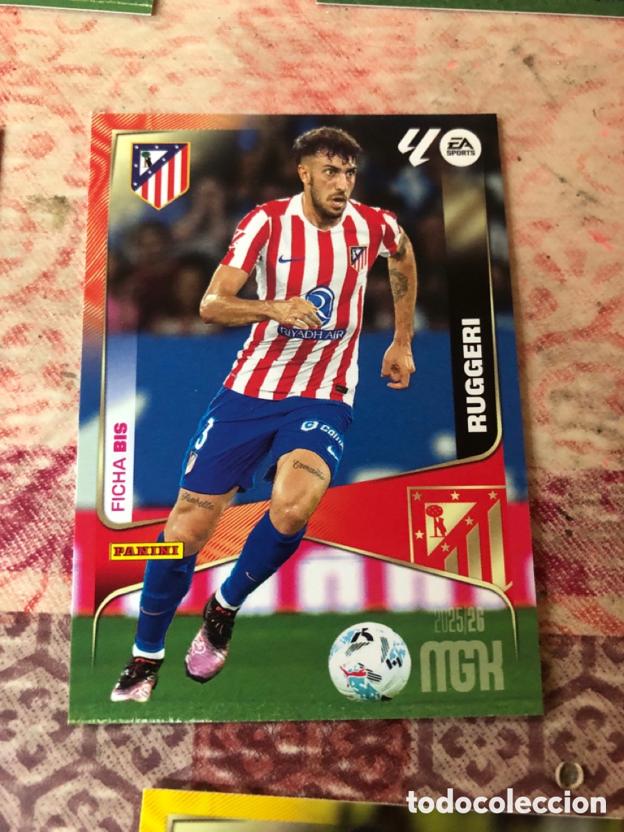 Cromos de f&uacute;tbol: MEGACRACKS 2025/2026 BIS 62 RUGGERI AT.MADRID , NUEVO PERFECTO