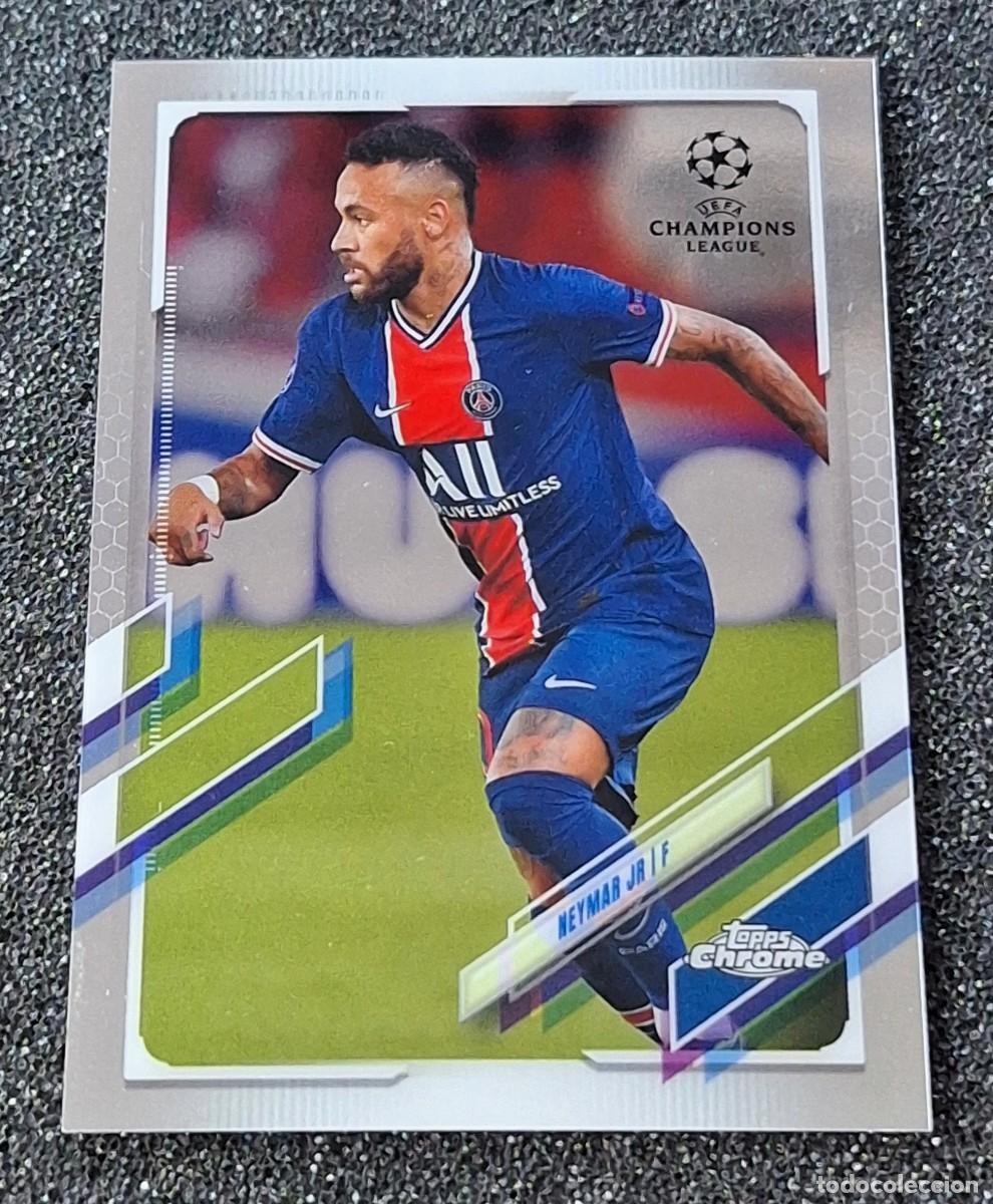 Cromos de f&uacute;tbol: Neymar Jr. Paris Saint-Germain PSG Topps Chrome #16
