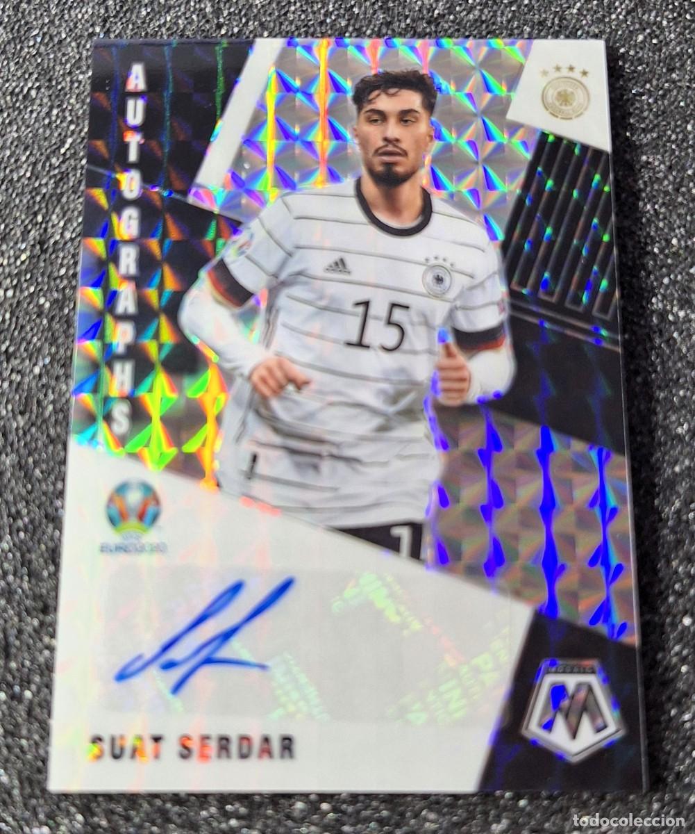 Cromos de f&uacute;tbol: Suat Serdar Alemania Panini Mosaic Euro 2020 Autographs #AM-SS Prizm Silver
