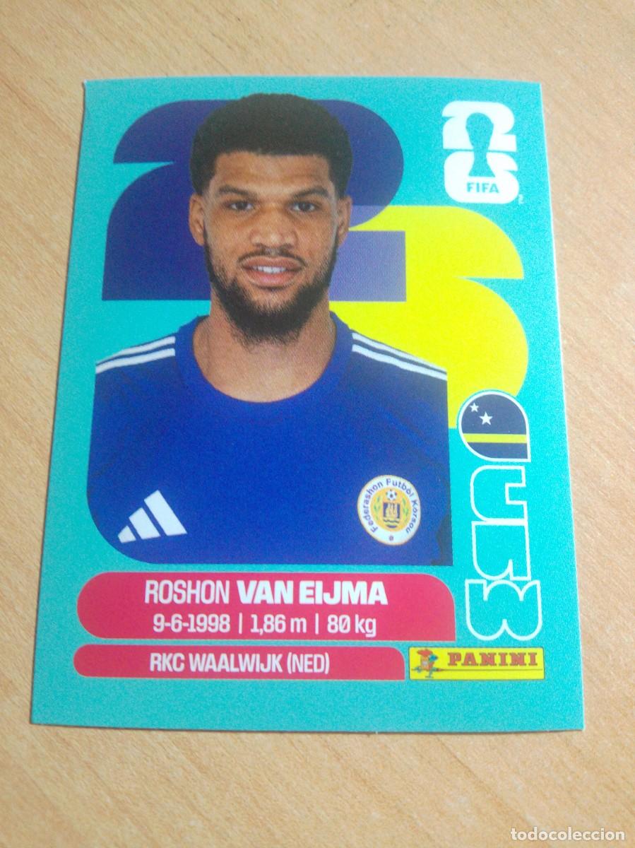 Cromos de Futebol: VAN EIJMA CURA&Ccedil;AO CUW 7 MUNDIAL FIFA WORLD CUP 2026 26 PANINI STICKERS NUEVO