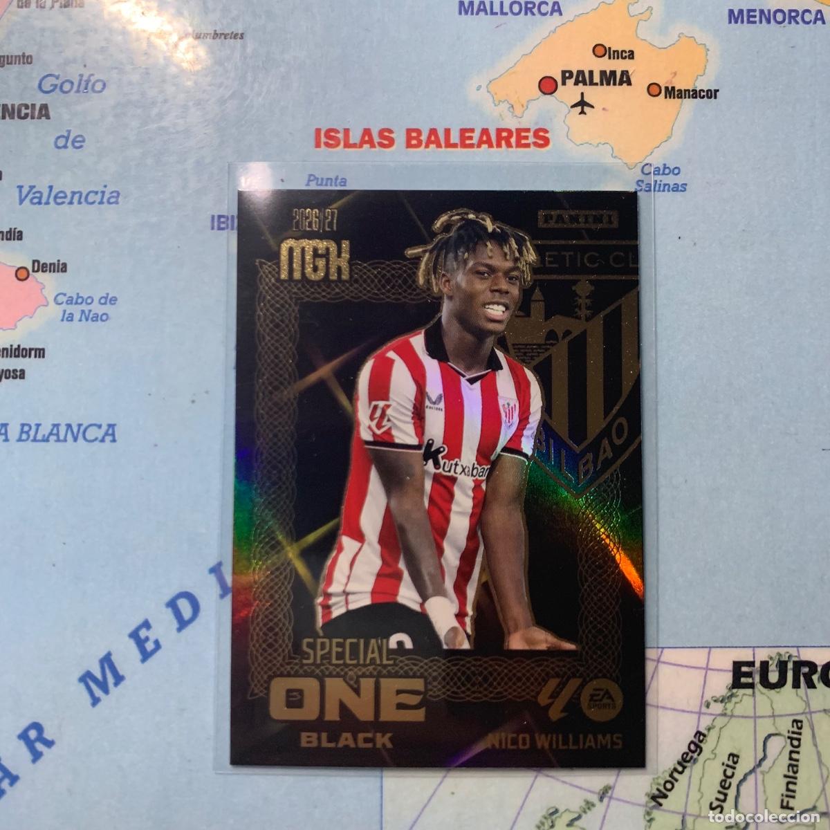 Cartes &agrave; collectionner de Football: Nico Williams Special One Black del Athletic de Bilbao megacracks 26-27 2026-2027