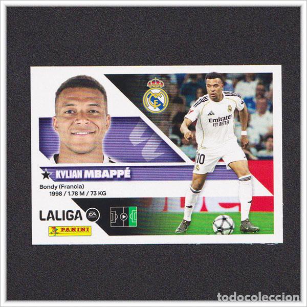 Cromos de f&uacute;tbol: LIGA ESTE 2026 2027 26 27 PANINI MBAPPE 20 REAL MADRID COLECCI&Oacute;N ALBUM 1&ordf; EDICI&Oacute;N