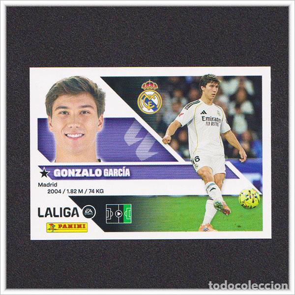 Cromos de f&uacute;tbol: LIGA ESTE 2026 2027 26 27 PANINI GONZALO 17 REAL MADRID COLECCI&Oacute;N ALBUM 1&ordf; EDICI&Oacute;N