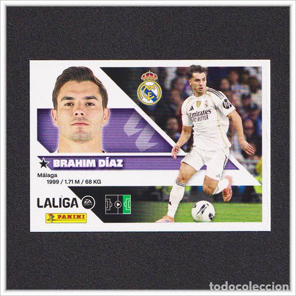 Cromos de f&uacute;tbol: LIGA ESTE 2026 2027 26 27 PANINI BRAHIM DIAZ 16B 16 B REAL MADRID COLECCI&Oacute;N ALBUM 1&ordf; EDICI&Oacute;N