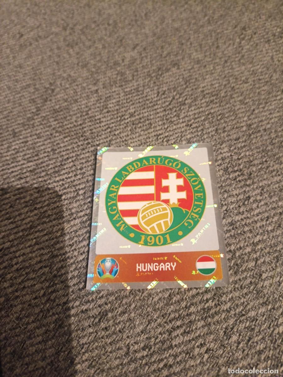 Cromos de f&uacute;tbol: Euro 2020 escudo Hungria