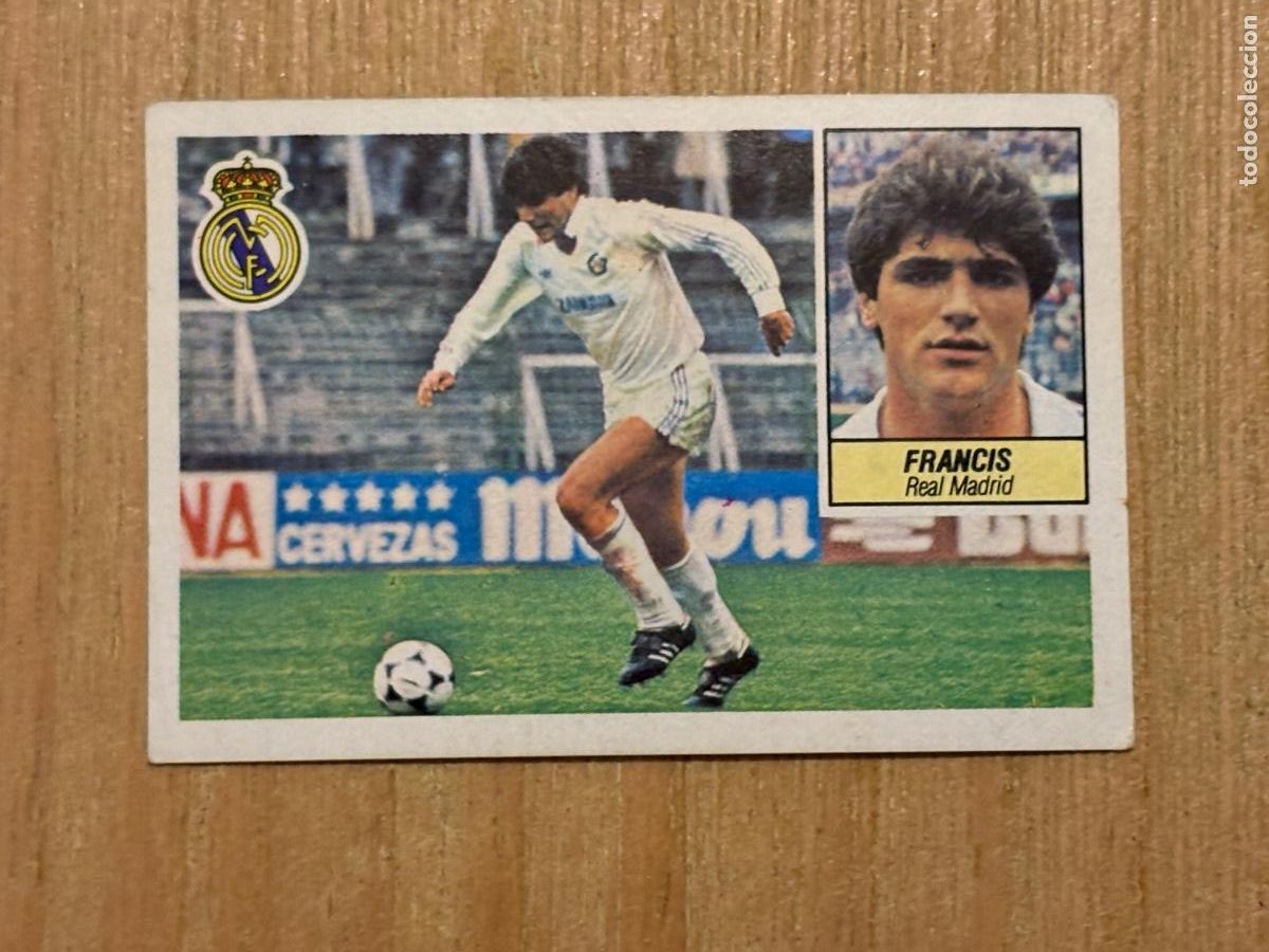 Cromos de f&uacute;tbol: 37. CROMO DESPEGADO FRANCIS FICHAJE N 7 REAL MADRID ESTE 1984-85 84-85 FUTBOL LIGA 84 85