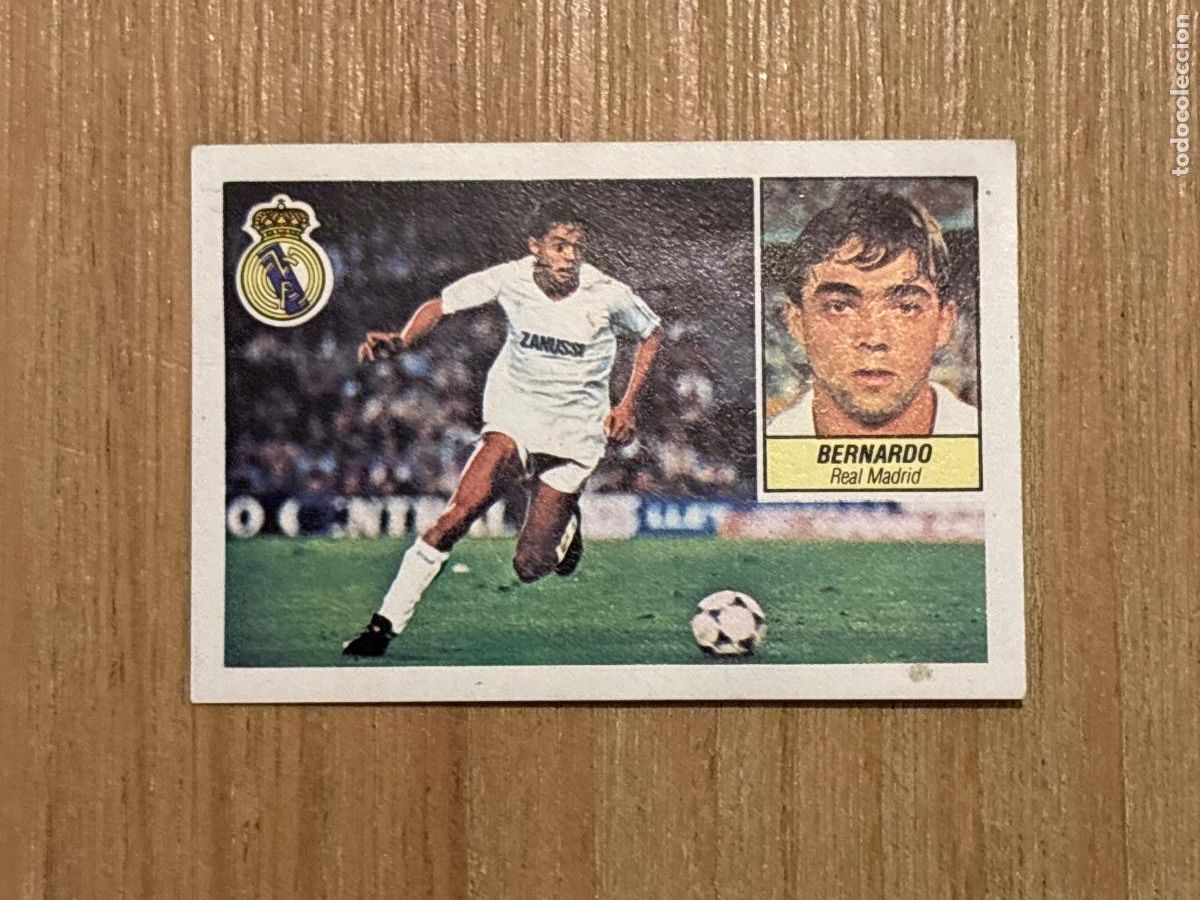 Cromos de f&uacute;tbol: 37. CROMO DESPEGADO BERNARDO REAL MADRID ESTE 1984-85 84-85 FUTBOL LIGA 84 85