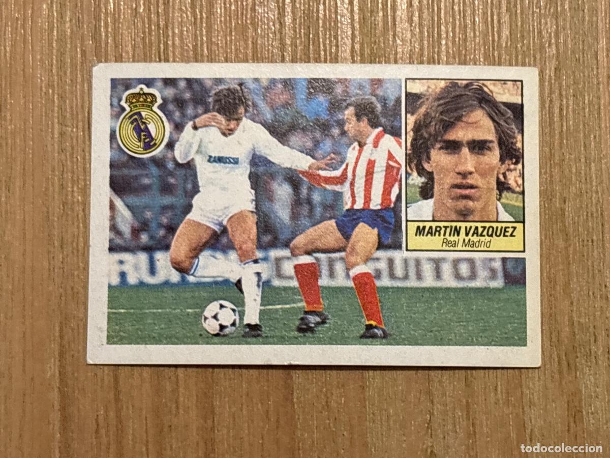 Cromos de f&uacute;tbol: 37. CROMO DESPEGADO MARTIN V&Aacute;ZQUEZ REAL MADRID ESTE 1984-85 84-85 FUTBOL LIGA 84 85