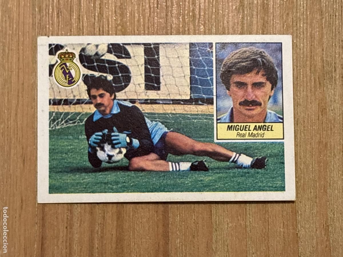 Cromos de f&uacute;tbol: 37. CROMO DESPEGADO MIGUEL &Aacute;NGEL REAL MADRID ESTE 1984-85 84-85 FUTBOL LIGA 84 85