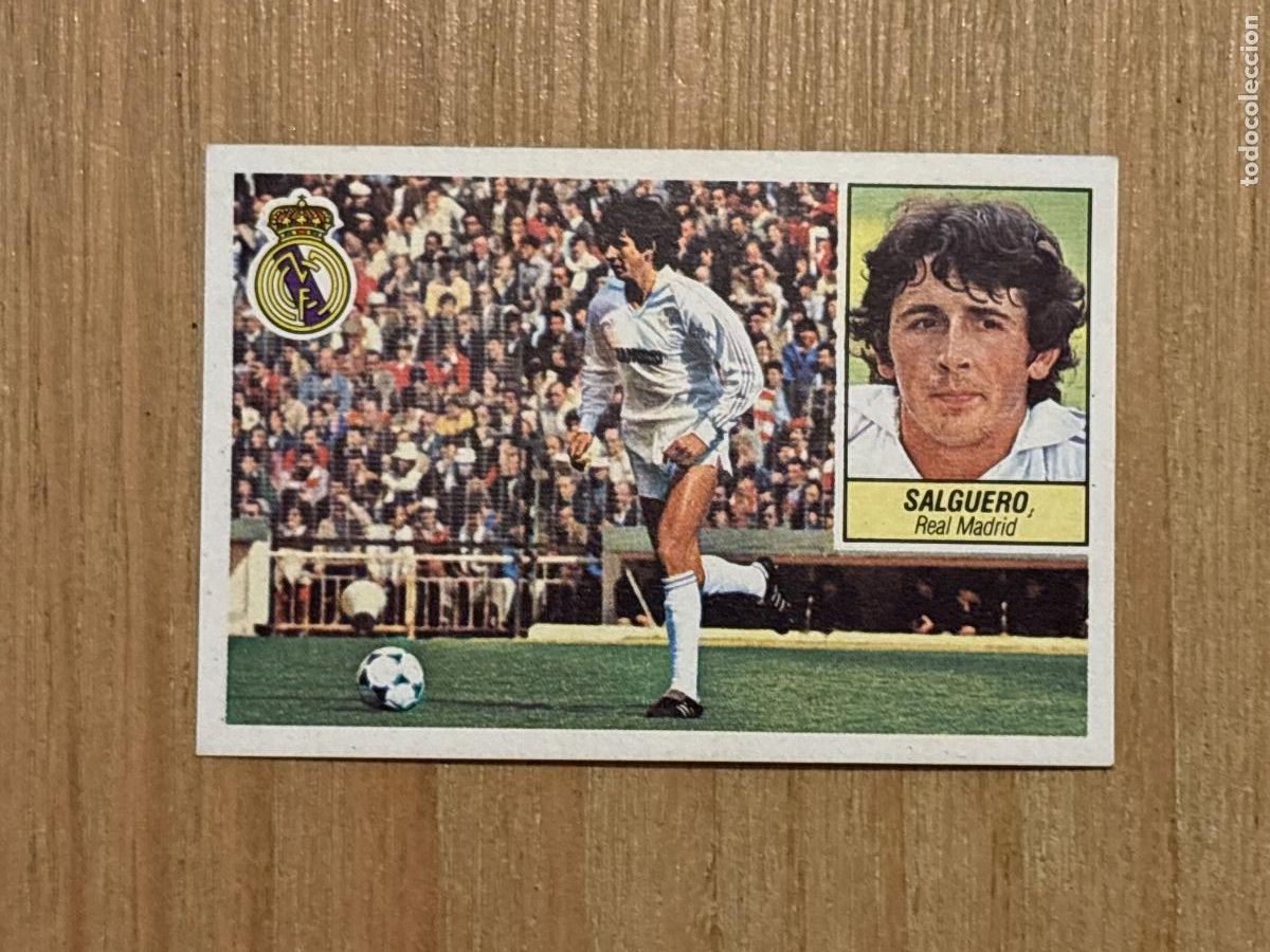 Cromos de f&uacute;tbol: 37. CROMO DESPEGADO SALGUERO REAL MADRID ESTE 1984-85 84-85 FUTBOL LIGA 84 85