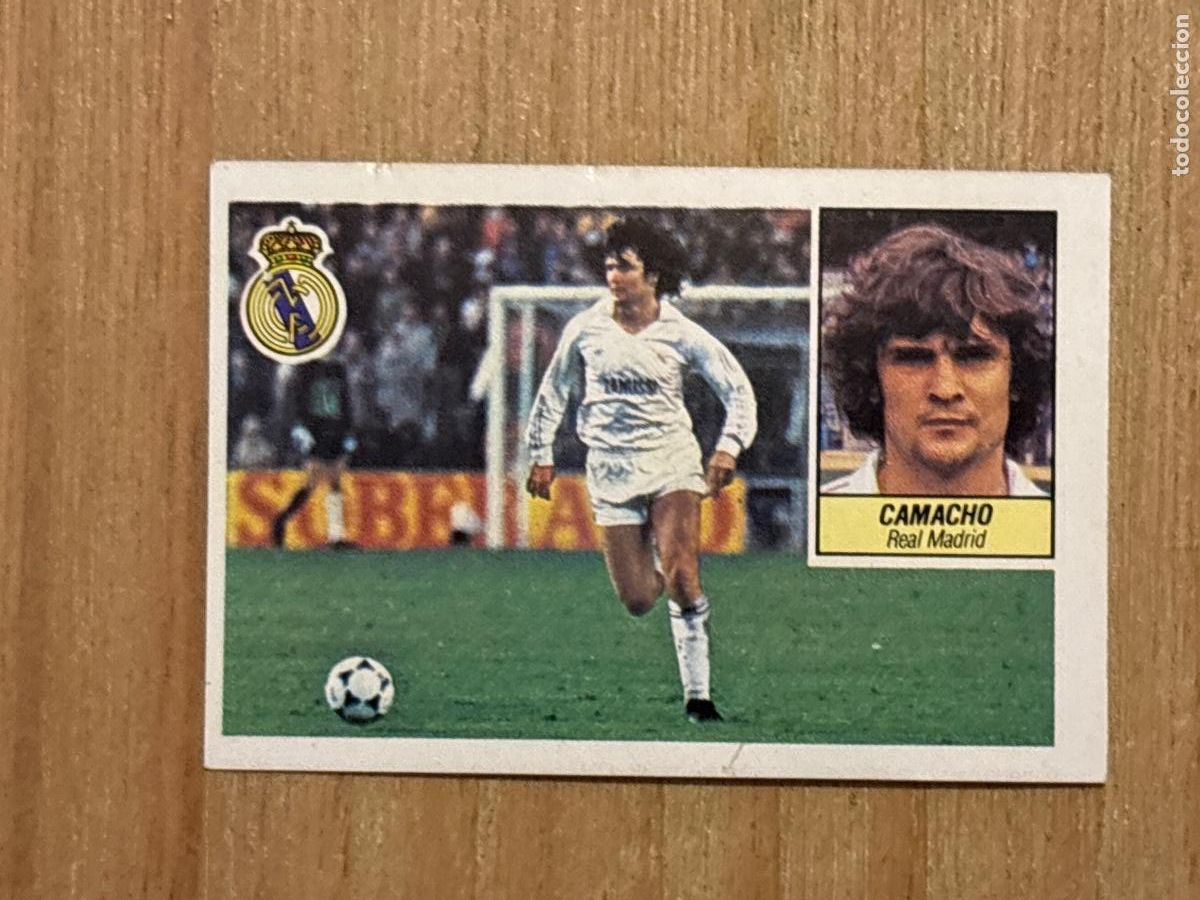 Cromos de f&uacute;tbol: 37. CROMO DESPEGADO CAMACHO REAL MADRID ESTE 1984-85 84-85 FUTBOL LIGA 84 85