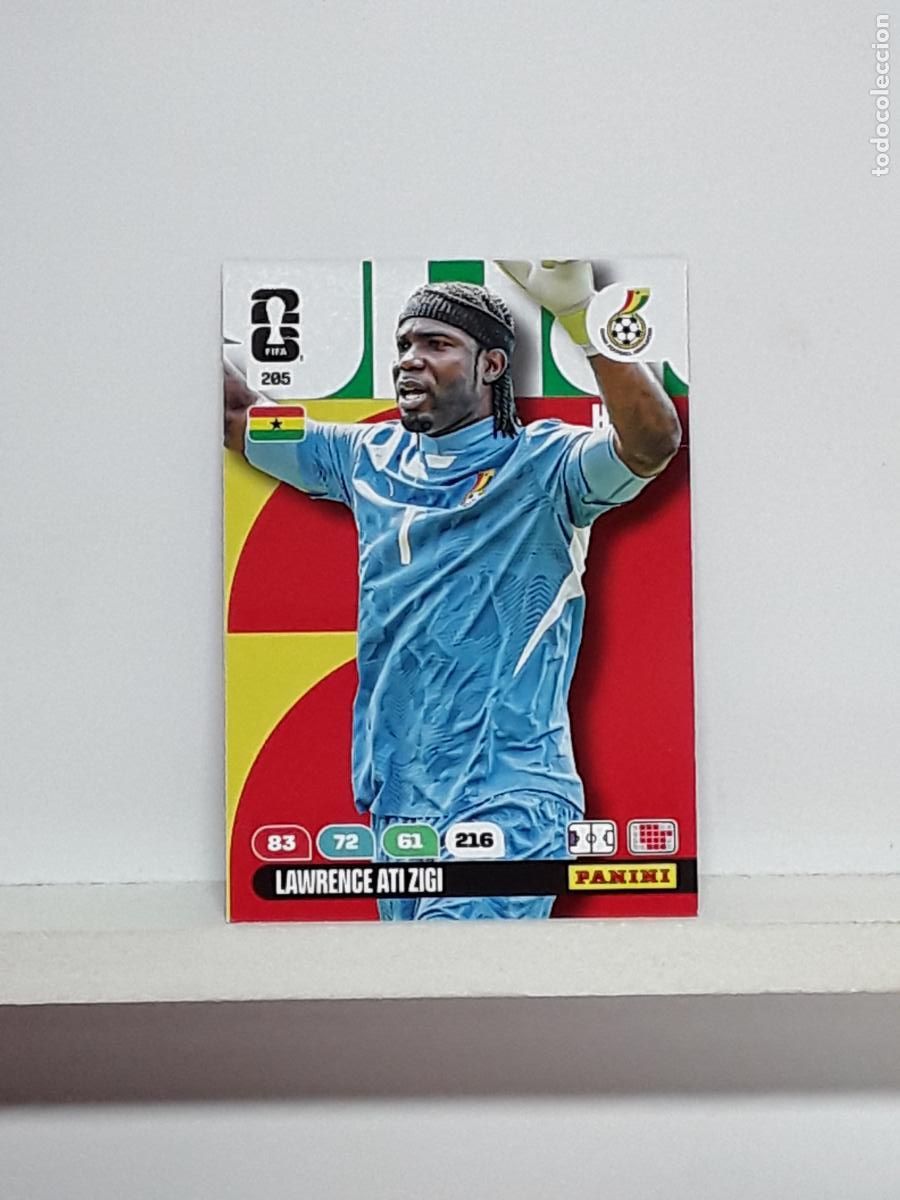 Cromos de f&uacute;tbol: ADRENALYN MUNDIAL 2026 WORLD CUP 26 ALBUM PANINI N 205 GHANA LAWRENCE ATI ZIGI