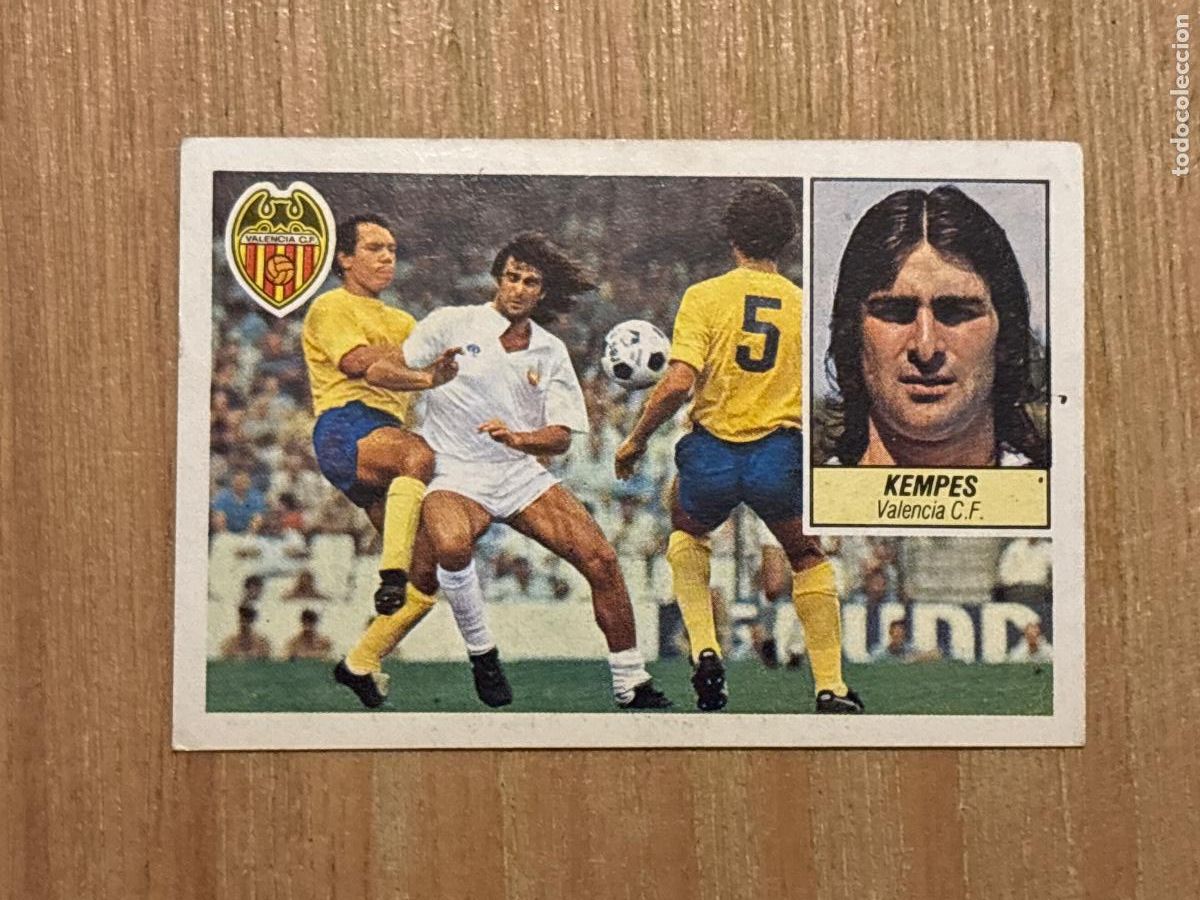 Cromos de f&uacute;tbol: 37. CROMO DESPEGADO BAJA KEMPES VALENCIA ESTE 1984-85 84-85 FUTBOL LIGA 84 85