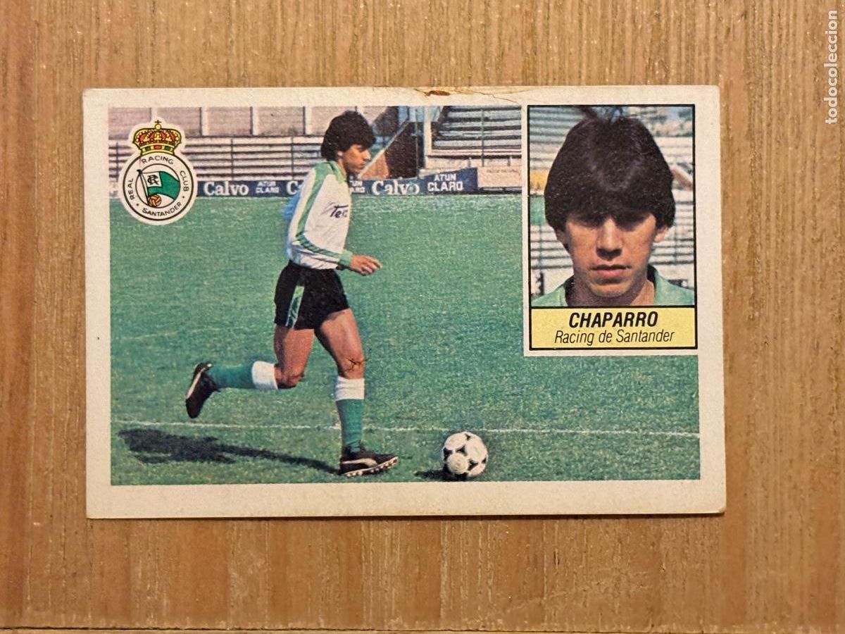 Cromos de f&uacute;tbol: 37. CROMO DESPEGADO BAJA CHAPARRO RACING DE SANTANDER ESTE 1984-85 84-85 FUTBOL LIGA 84 85