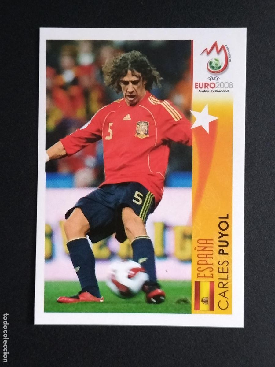 Cromos de f&uacute;tbol: 476 CARLES PUYOL ESPA&Ntilde;A CROMOS EUROCOPA AUSTRIA SUIZA 08 EURO 2008 EURO2008 PANINI