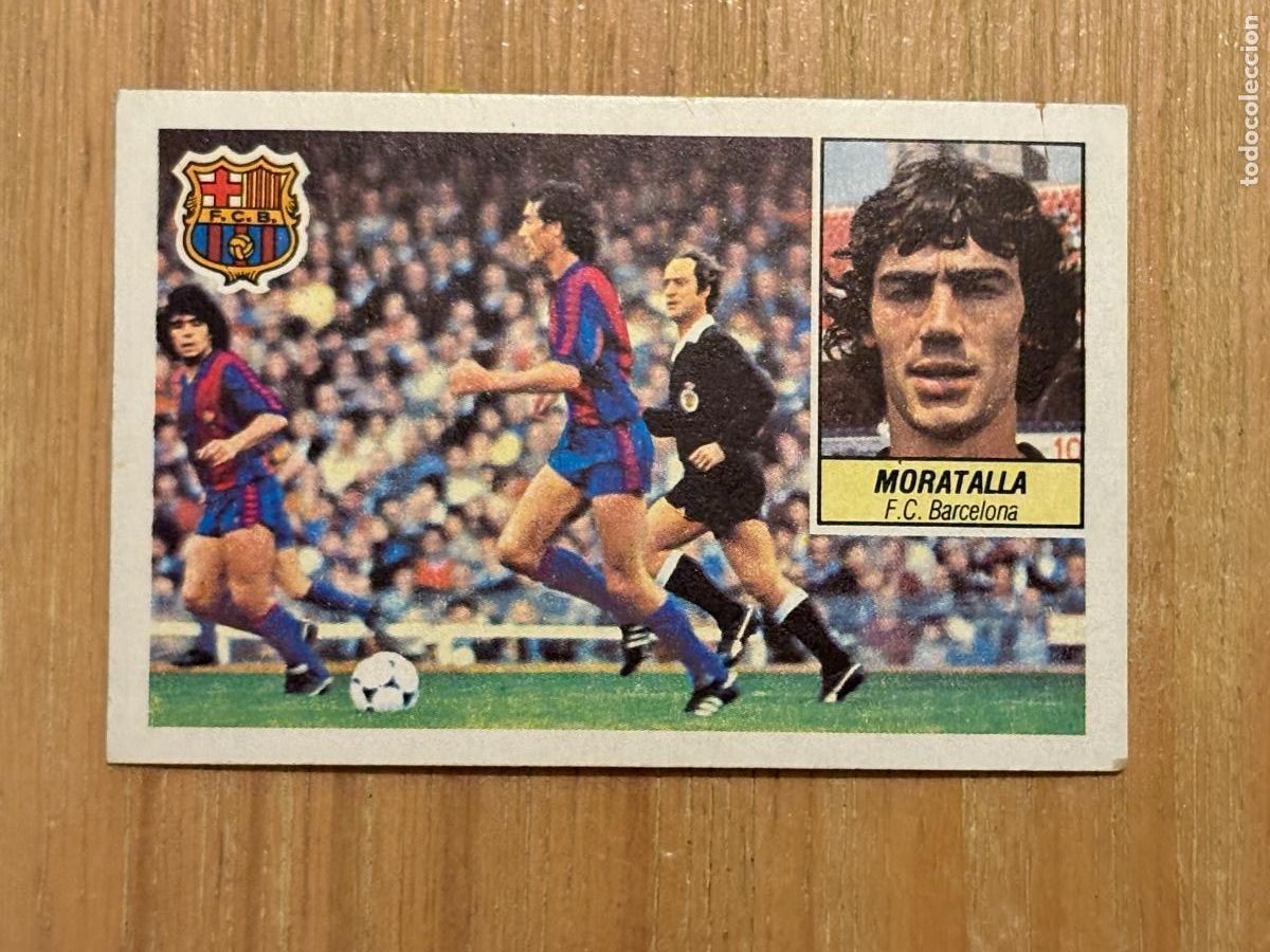 Cromos de f&uacute;tbol: 37. CROMO DESPEGADO MORATALLA BARCELONA ESTE 1984-85 84-85 FUTBOL LIGA 84 85