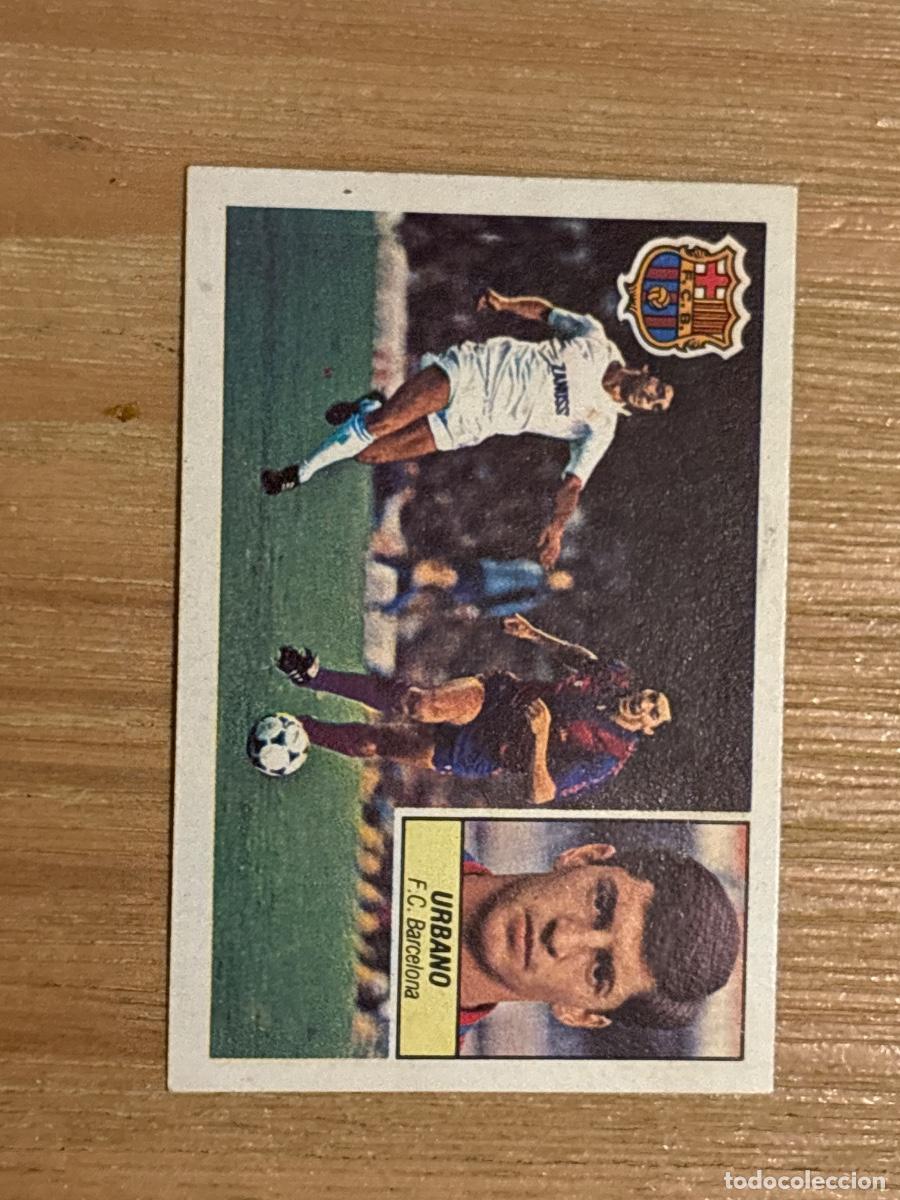 Cromos de f&uacute;tbol: 37. CROMO DESPEGADO URBANO BARCELONA ESTE 1984-85 84-85 FUTBOL LIGA 84 85