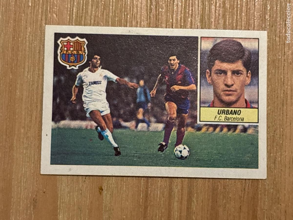 Figurine di Calcio: 37. CROMO DESPEGADO URBANO BARCELONA ESTE 1984-85 84-85 FUTBOL LIGA 84 85