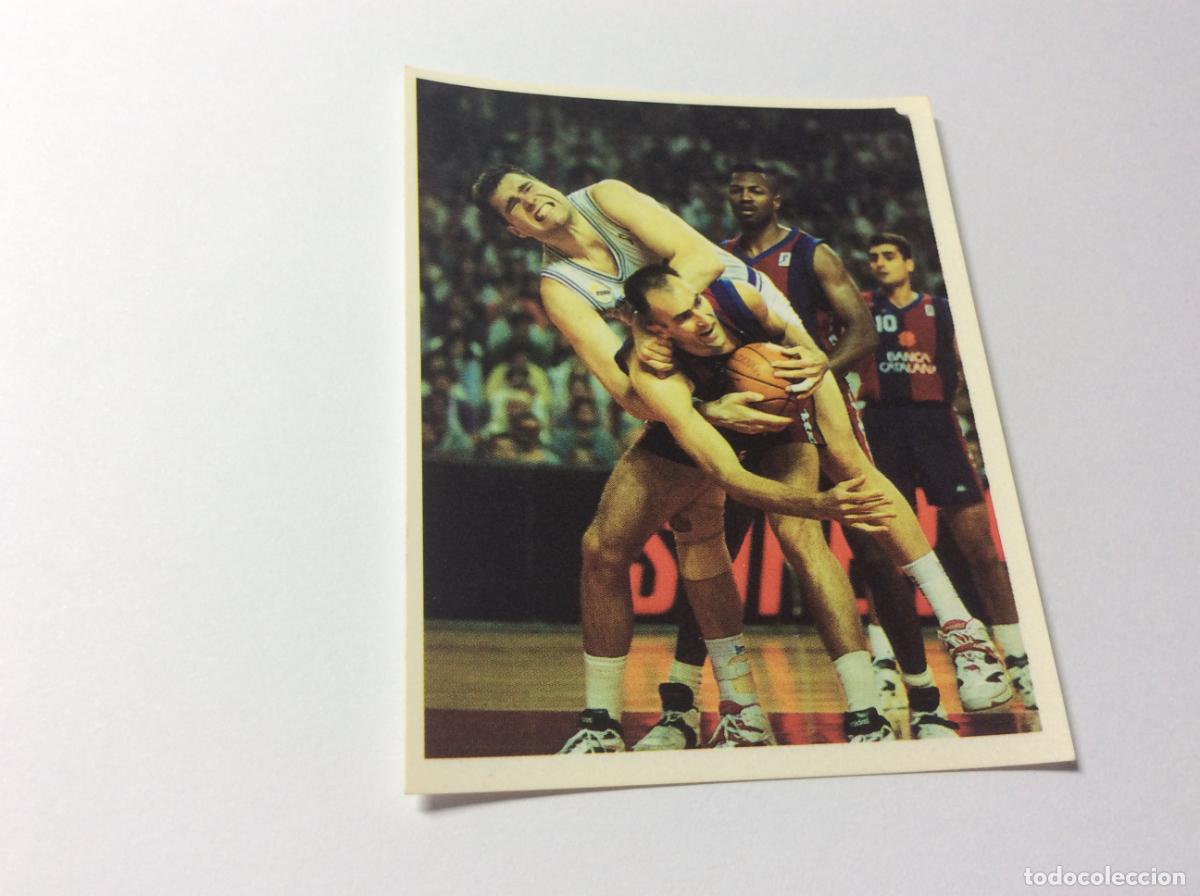 Fu&szlig;ball-Sticker: 282 Sabonis Real Madrid Magic Box 1994 1995 94 95
