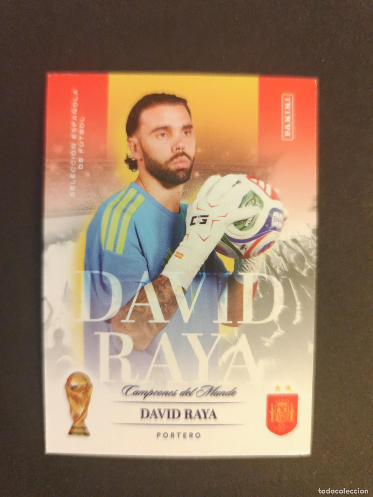 Football Stickers: 5 DAVID RAYA CAMPEONES PASI&Oacute;N ESPA&Ntilde;A 2026 PANINI CLUB