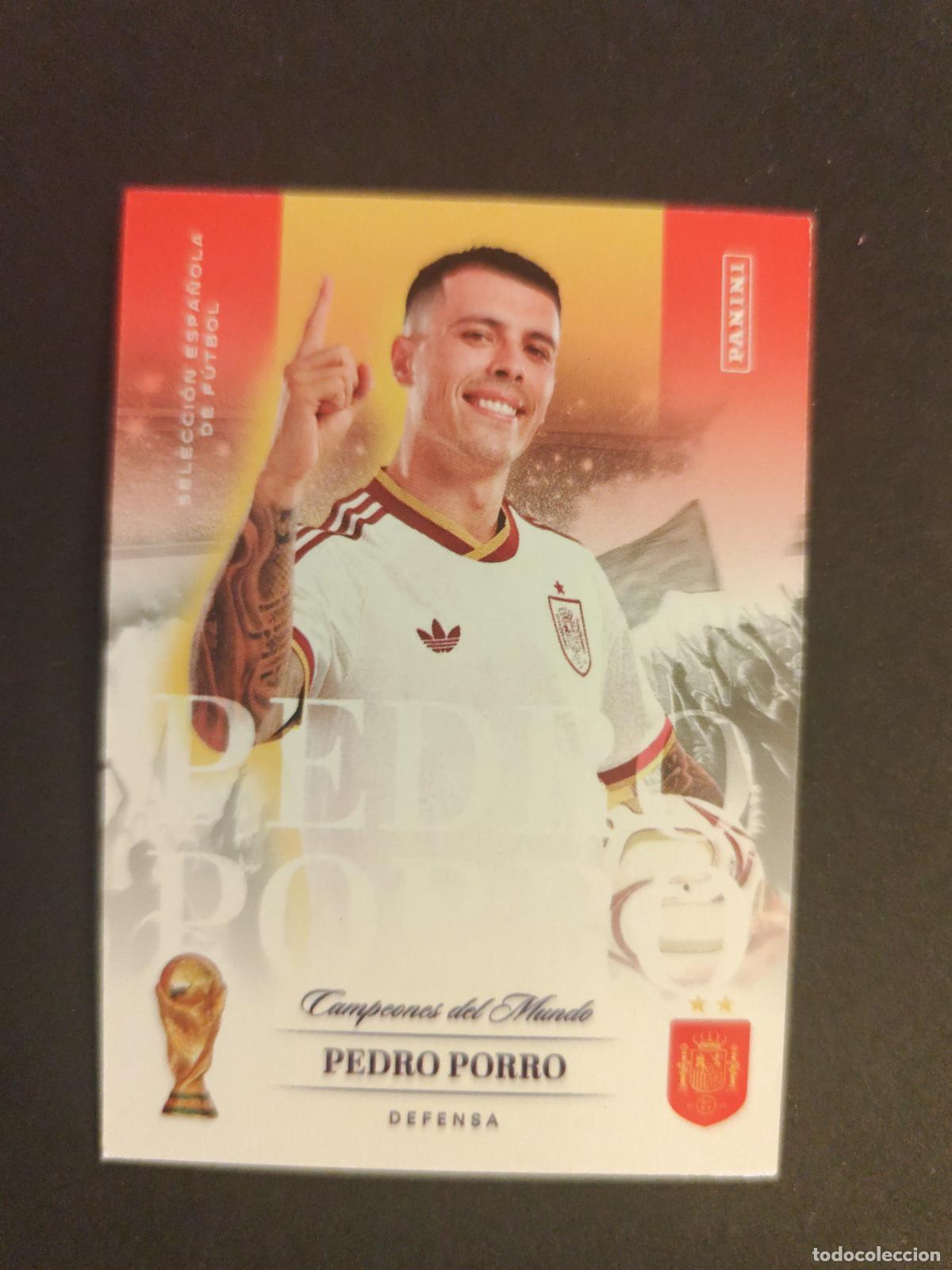 Figurine di Calcio: 16 PEDRO PORRO CAMPEONES PASI&Oacute;N ESPA&Ntilde;A 2026 PANINI CLUB