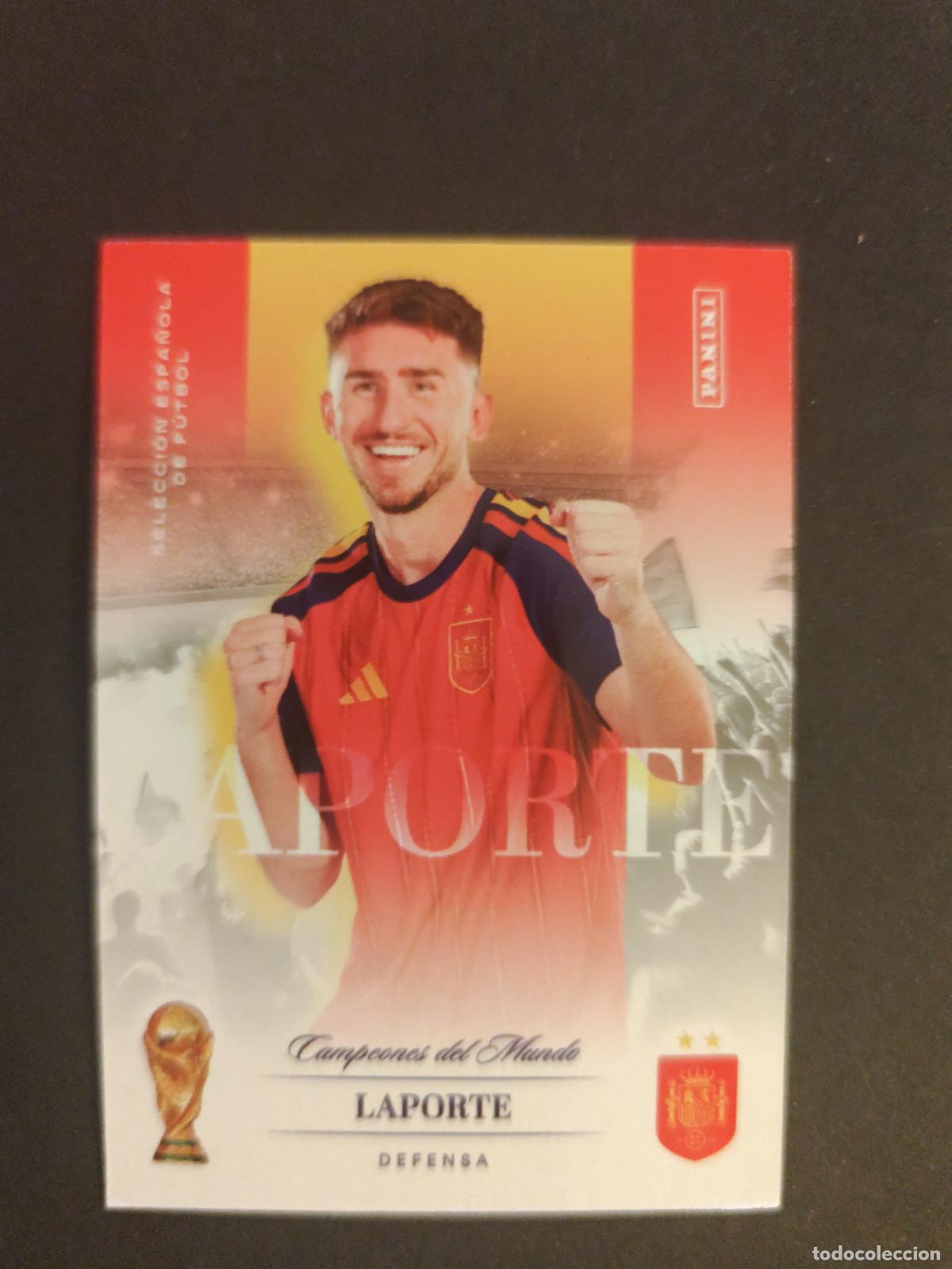 Figurine di Calcio: 18 LAPORTE CAMPEONES PASI&Oacute;N ESPA&Ntilde;A 2026 PANINI CLUB
