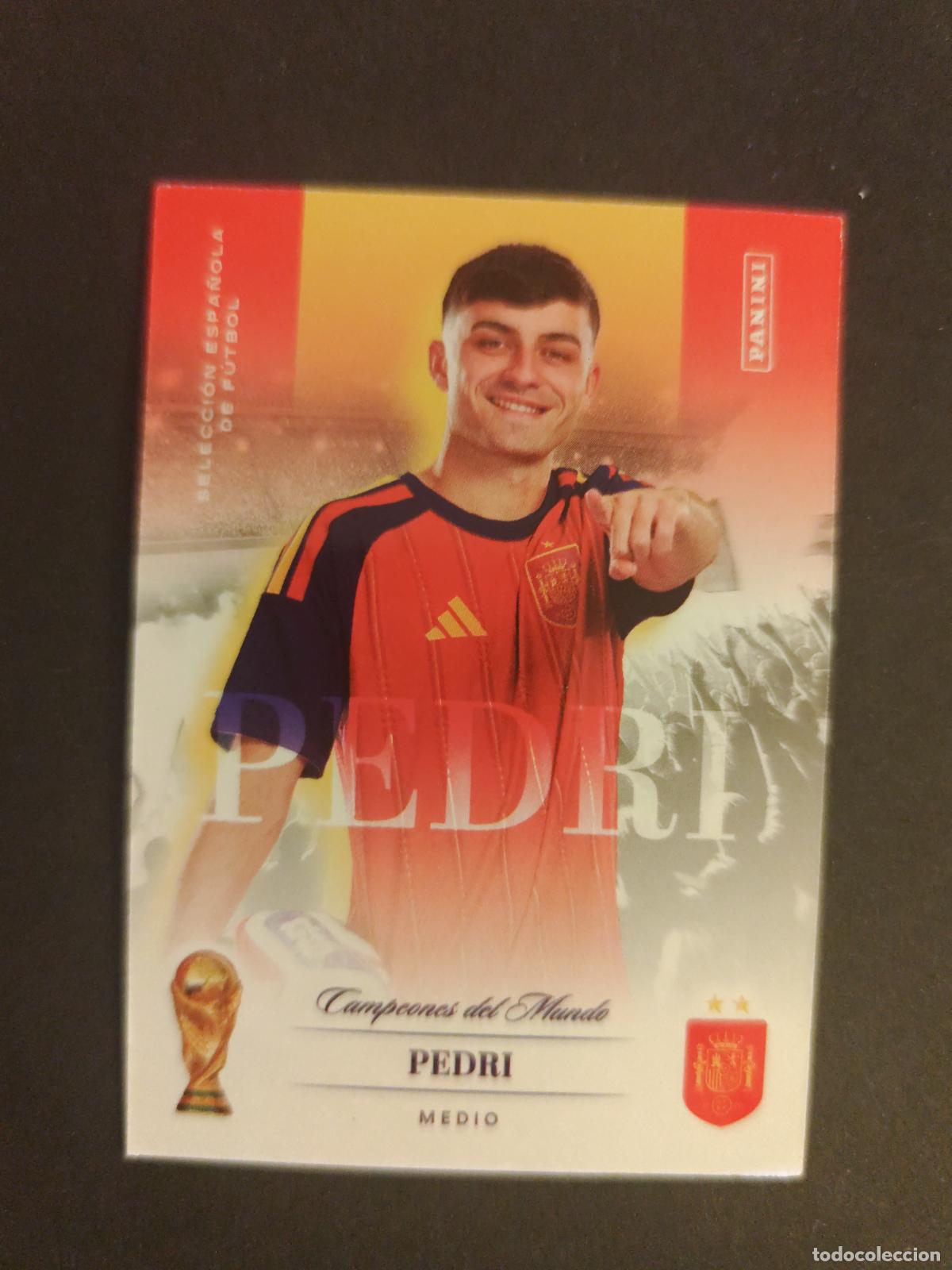 Figurine di Calcio: 24 PEDRI CAMPEONES PASI&Oacute;N ESPA&Ntilde;A 2026 PANINI CLUB