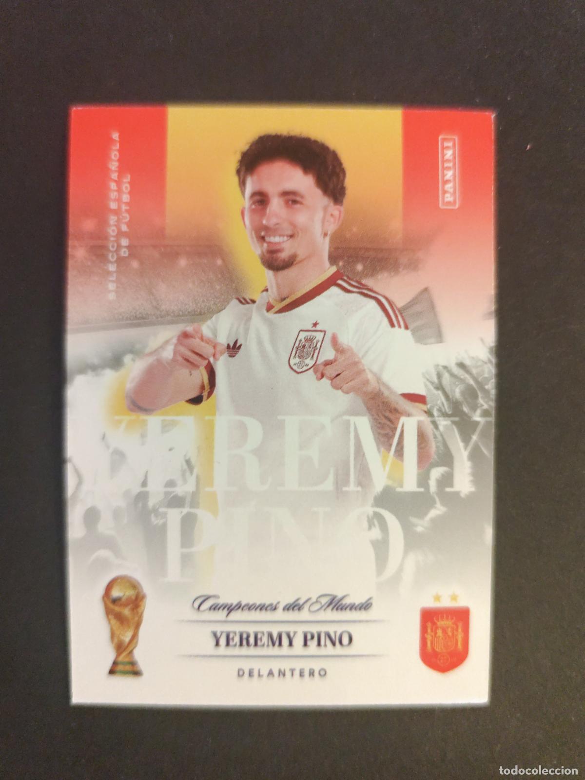 Figurine di Calcio: 15 YEREMY PINO CAMPEONES PASI&Oacute;N ESPA&Ntilde;A 2026 PANINI CLUB