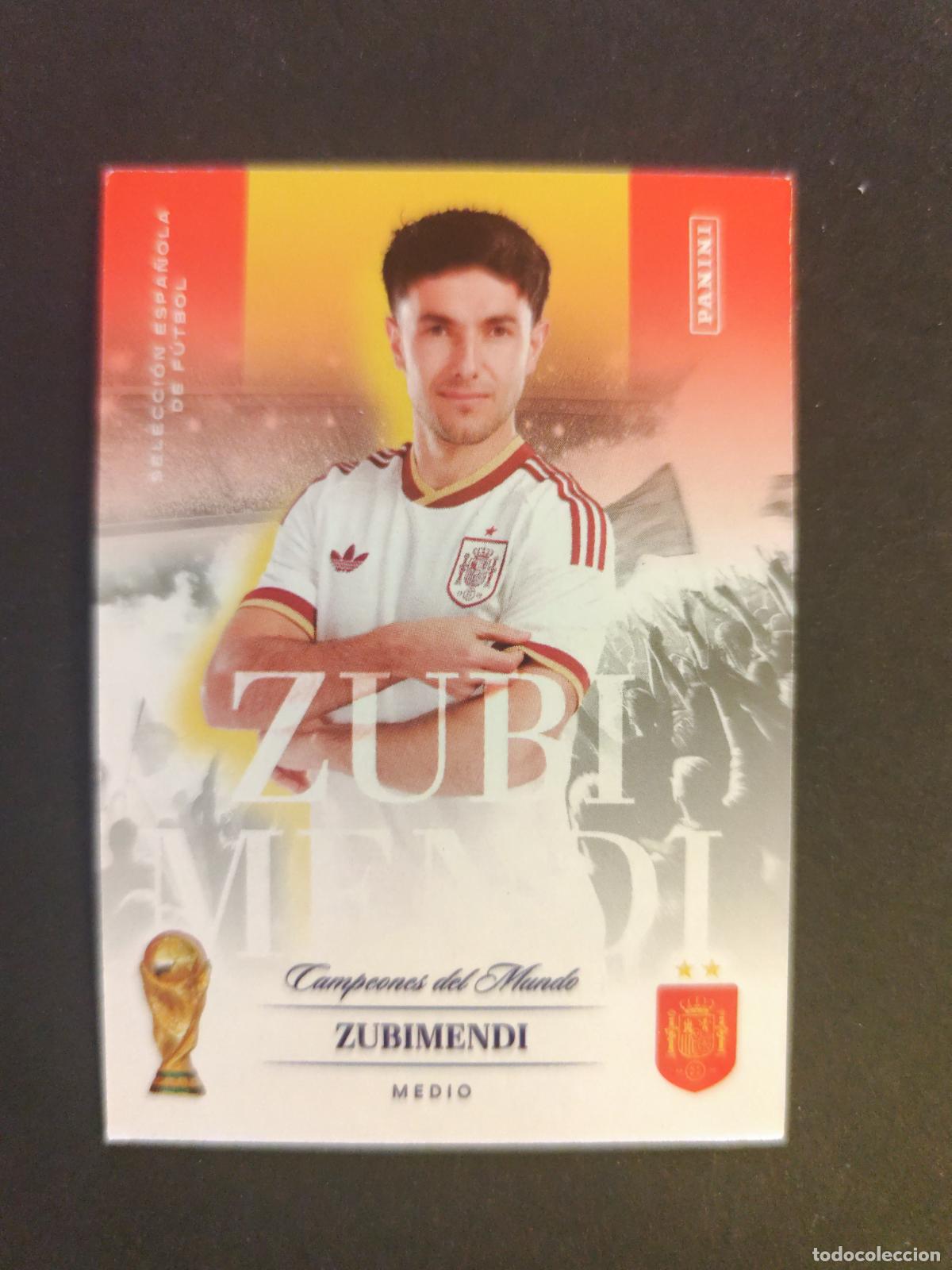 Figurine di Calcio: 22 ZUBIMENDI CAMPEONES PASI&Oacute;N ESPA&Ntilde;A 2026 PANINI CLUB