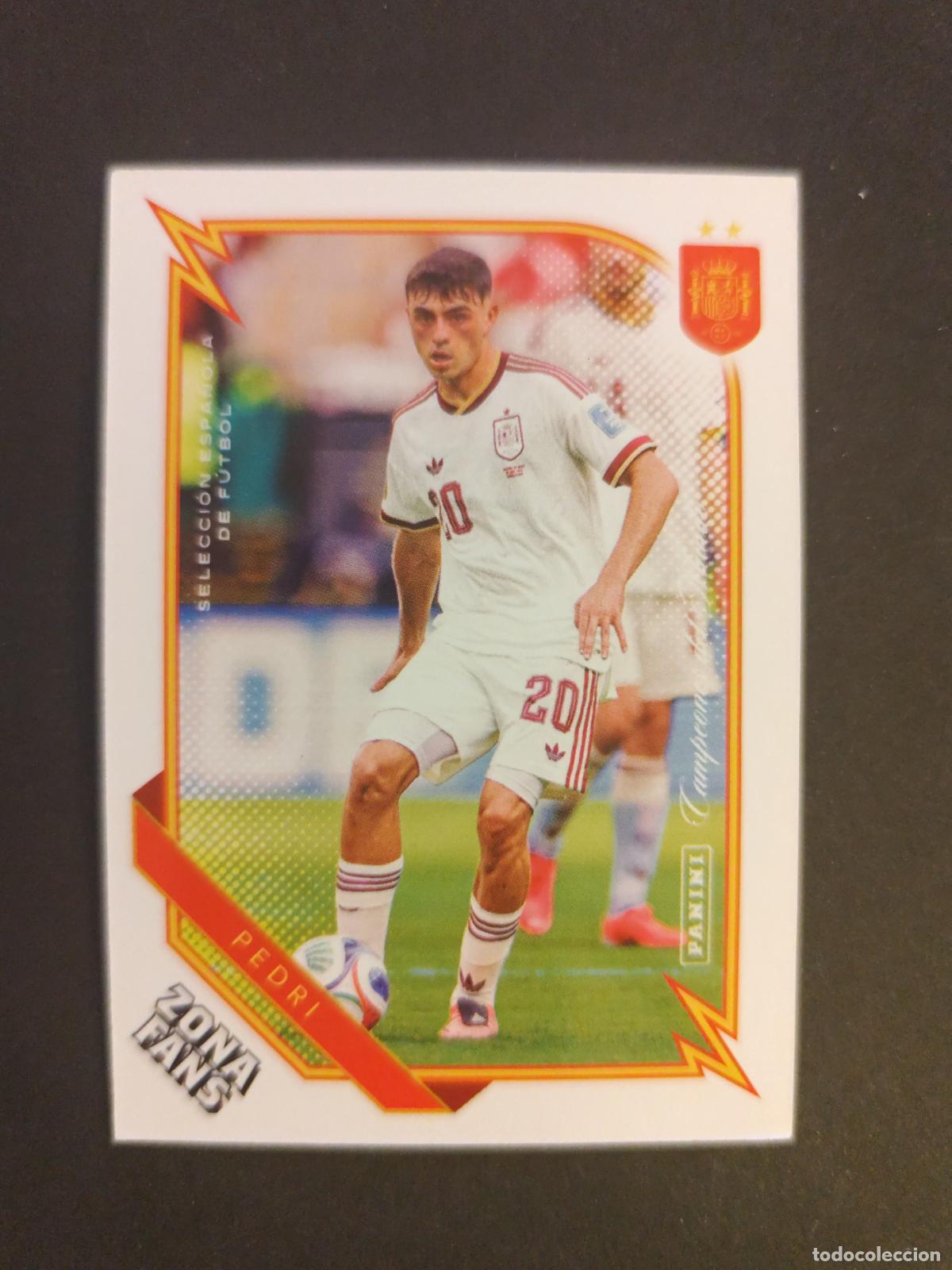 Figurine di Calcio: 38 PEDRI ZONA FANS PASI&Oacute;N ESPA&Ntilde;A 2026 PANINI CLUB