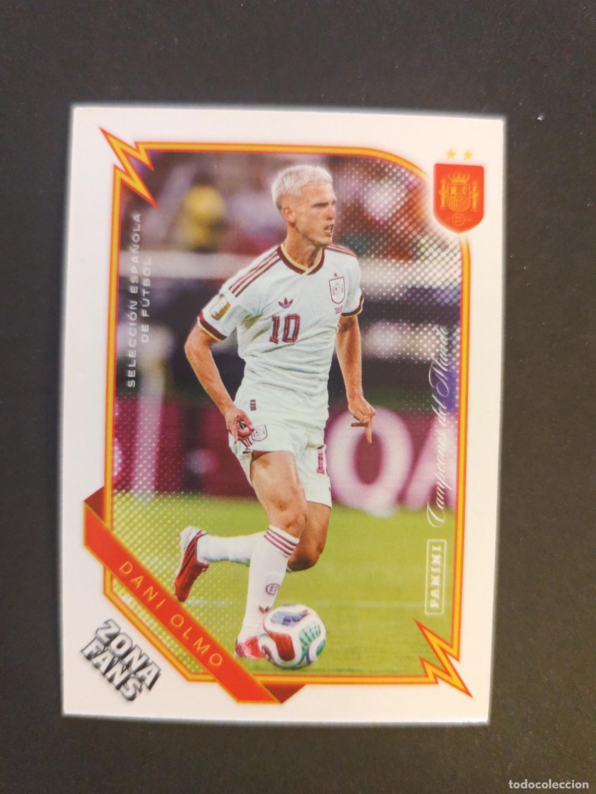 Figurine di Calcio: 42 DANI OLMO ZONA FANS PASI&Oacute;N ESPA&Ntilde;A 2026 PANINI CLUB