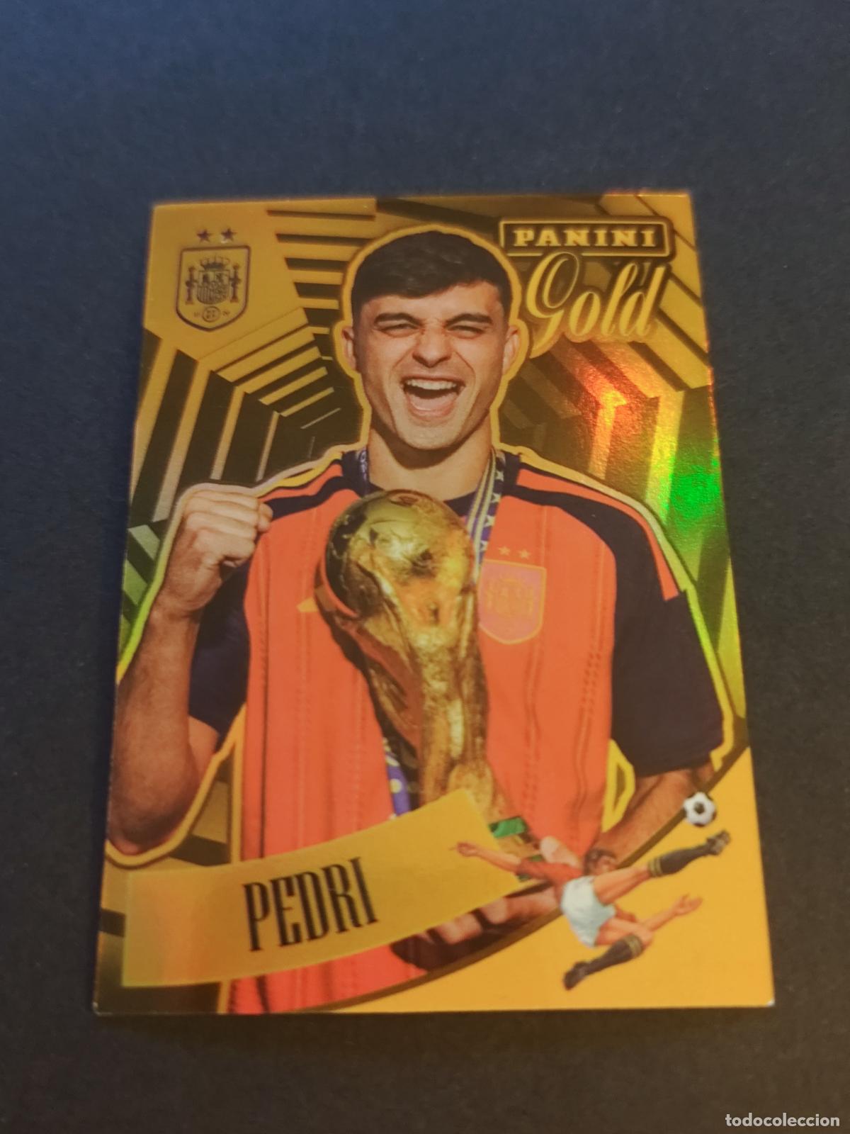 Figurine di Calcio: 59 PEDRI PANINI GOLD PASI&Oacute;N ESPA&Ntilde;A 2026 PANINI CLUB