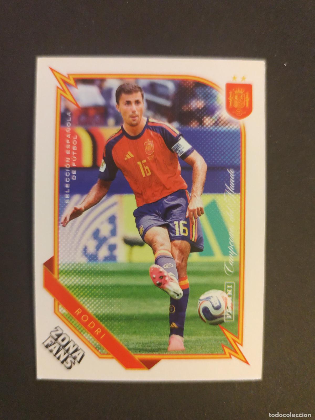 Cartes &agrave; collectionner de Football: 37 RODRI ZONA FANS PASI&Oacute;N ESPA&Ntilde;A 2026 PANINI CLUB