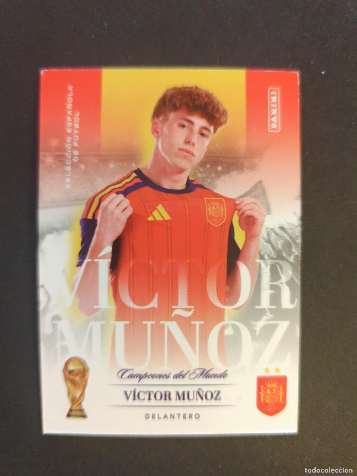 Cartes &agrave; collectionner de Football: 29 V&Iacute;CTOR MU&Ntilde;OZ CAMPEONES PASI&Oacute;N ESPA&Ntilde;A 2026 PANINI CLUB