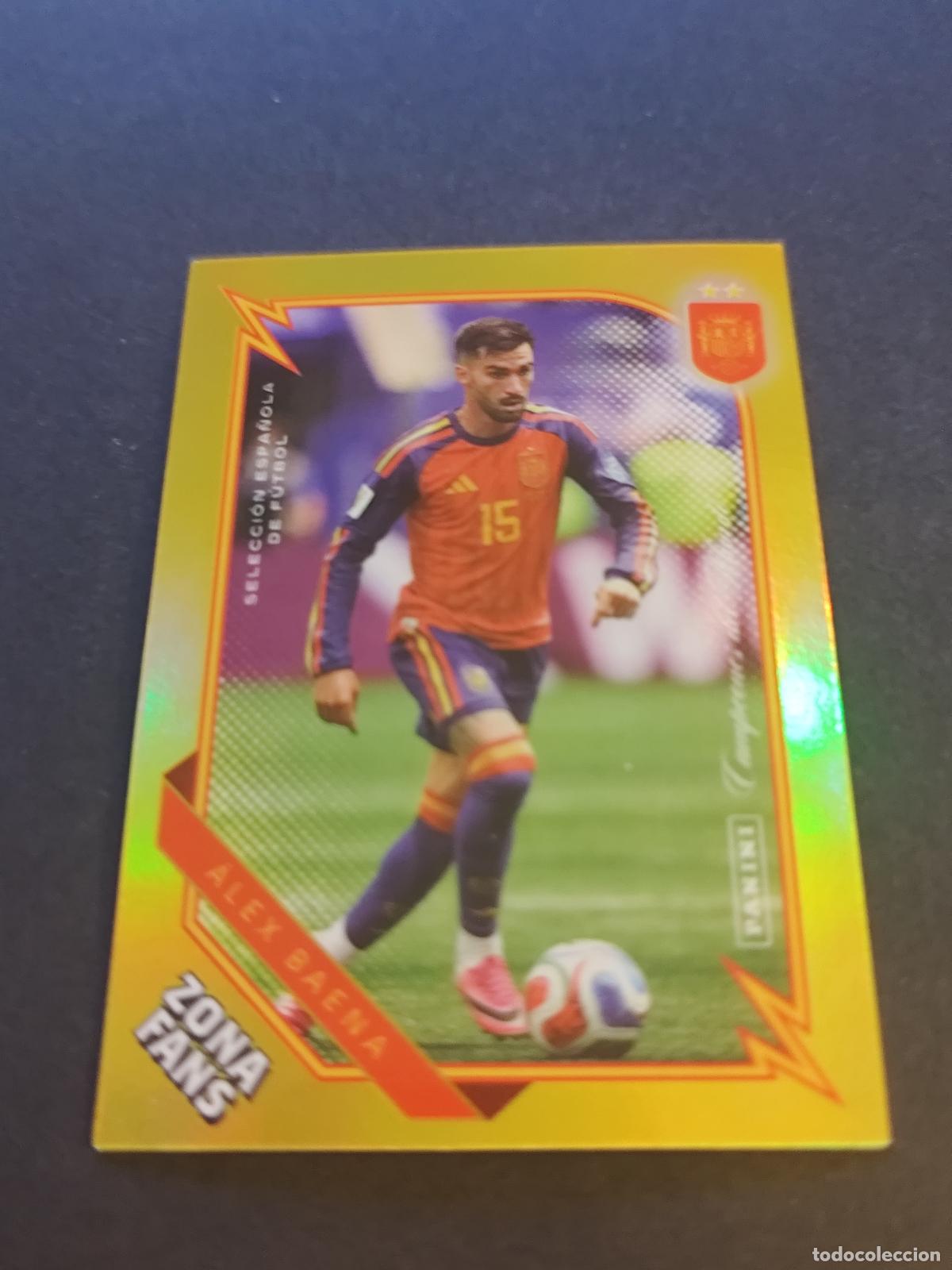 Cartes &agrave; collectionner de Football: KO43 &Aacute;LEX BAENA ZONA FANS KROMIX GOLD PARALELA PARALLEL PASI&Oacute;N ESPA&Ntilde;A 2026 PANINI CLUB