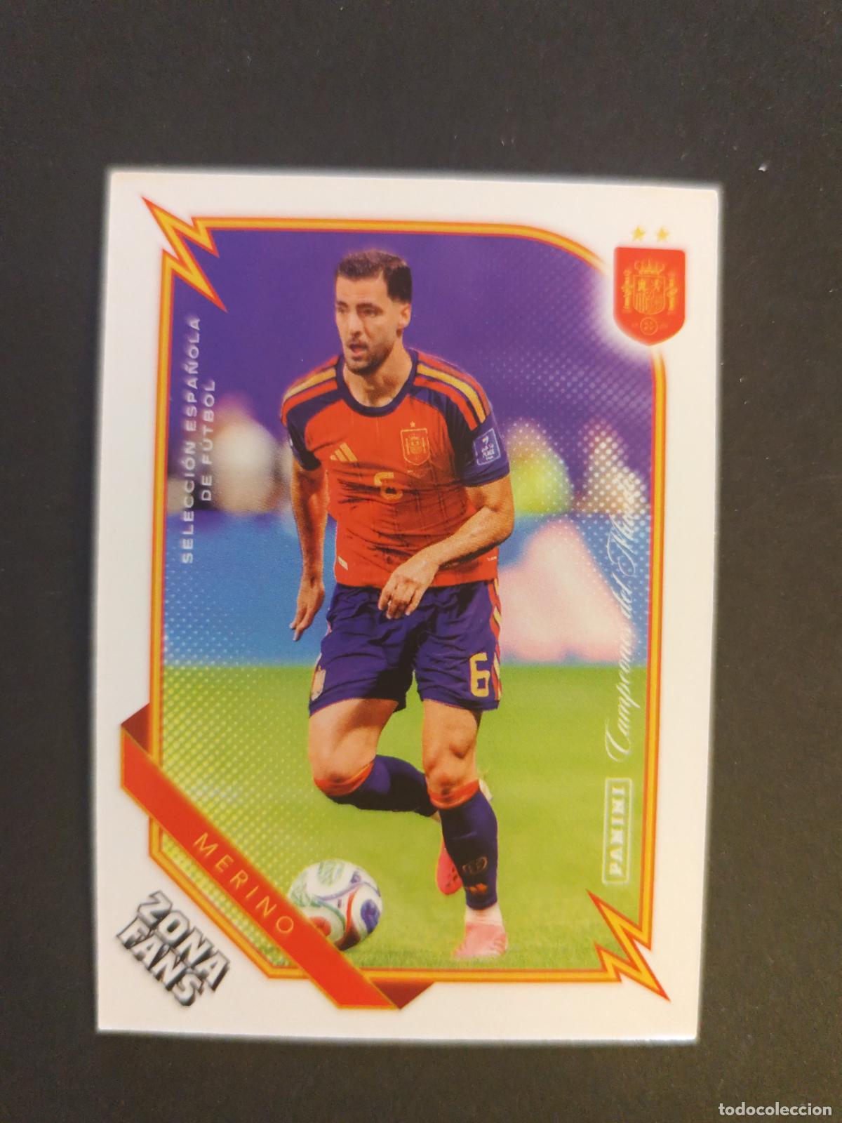 Cartes &agrave; collectionner de Football: 40 MIKEL MERINO ZONA FANS PASI&Oacute;N ESPA&Ntilde;A 2026 PANINI CLUB