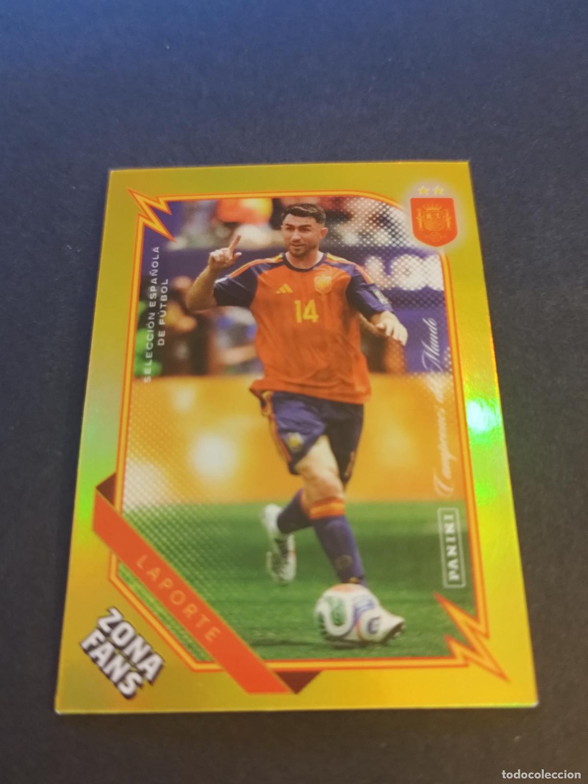 Cartes &agrave; collectionner de Football: KO34 LAPORTE ZONA FANS KROMIX GOLD PARALELA PARALLEL PASI&Oacute;N ESPA&Ntilde;A 2026 PANINI CLUB