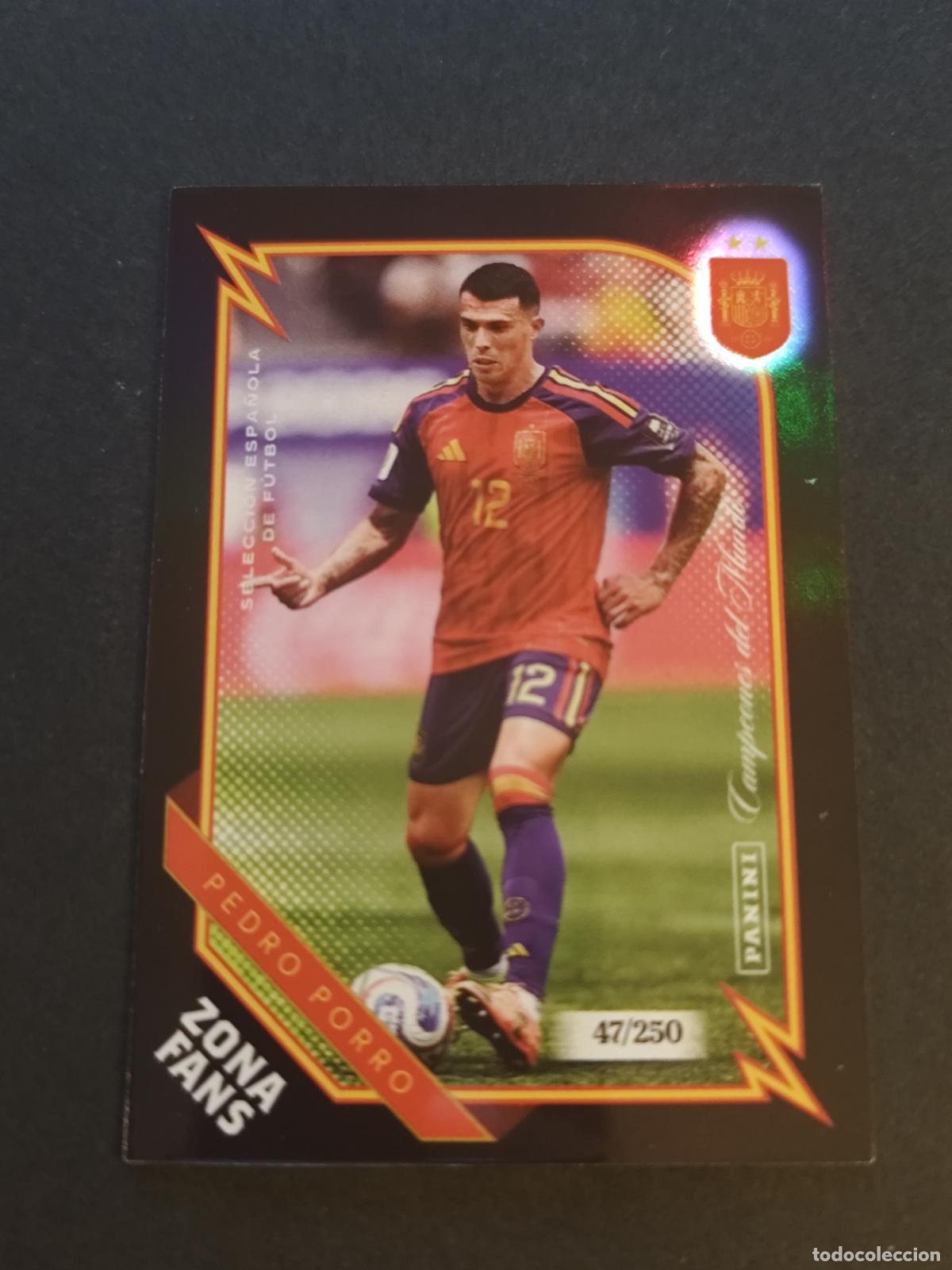 Cartes &agrave; collectionner de Football: KN32 PEDRO PORRO /250 ZONA FANS KROMIX BLACK PARALELA PARALLEL PASI&Oacute;N ESPA&Ntilde;A 2026 PANINI CLUB