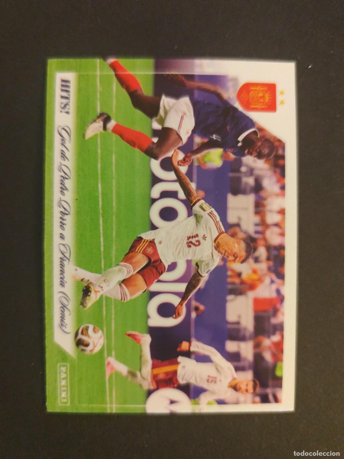 Cartes &agrave; collectionner de Football: 55 GOL DE PEDRO PORRO A FRANCIA (SEMIS) HITS PASI&Oacute;N ESPA&Ntilde;A 2026 PANINI CLUB