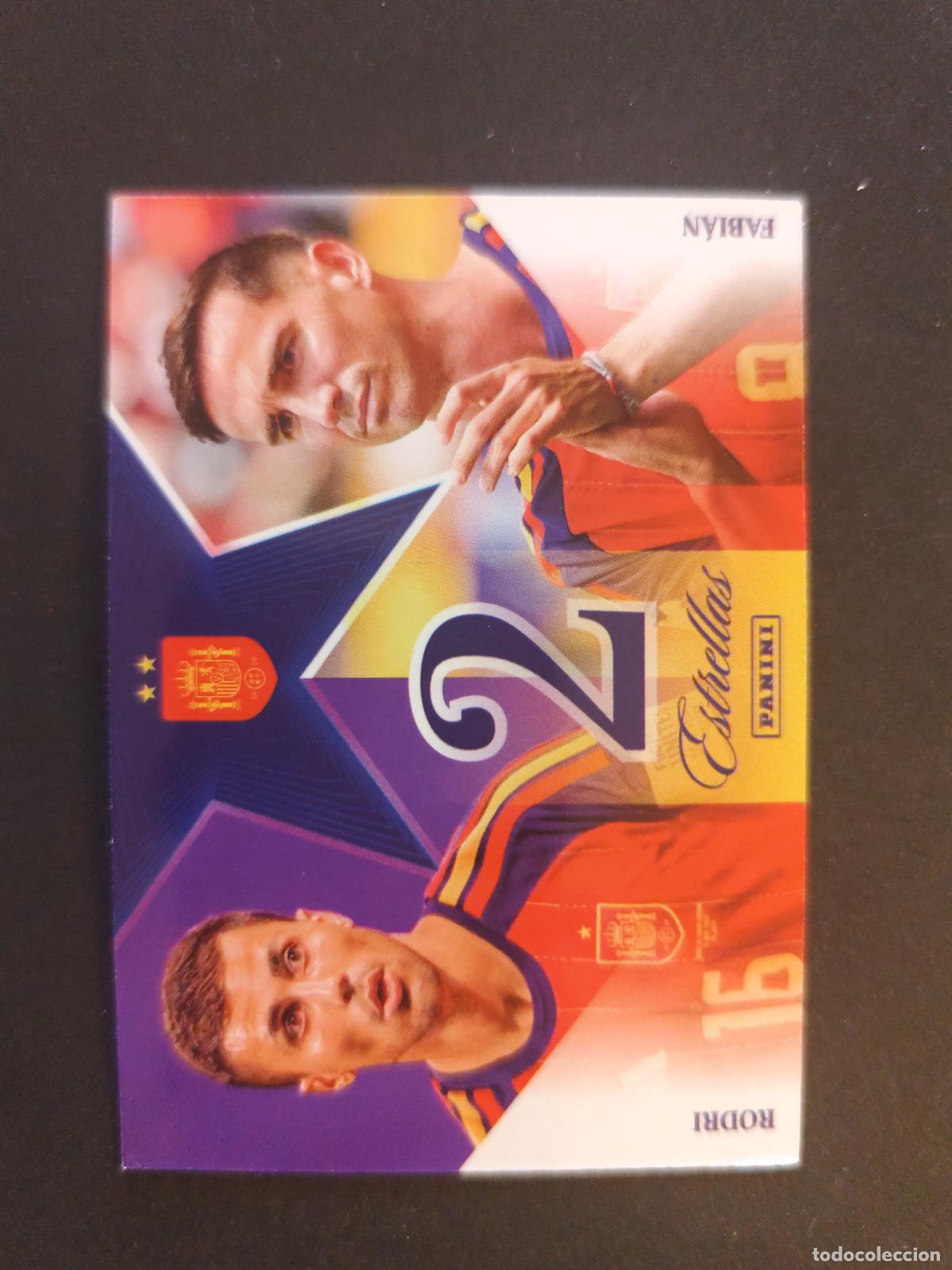 Cartes &agrave; collectionner de Football: 48 RODRI &ndash; FABI&Aacute;N DOS ESTRELLAS PASI&Oacute;N ESPA&Ntilde;A 2026 PANINI CLUB