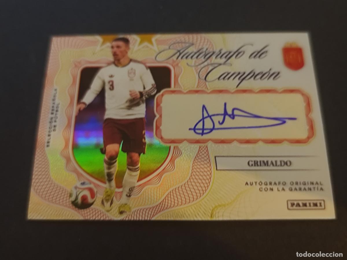 Cartes &agrave; collectionner de Football: GRIMALDO AUTO /125 AUT&Oacute;GRAFO CAMPE&Oacute;N PASI&Oacute;N ESPA&Ntilde;A 2026 PANINI CLUB
