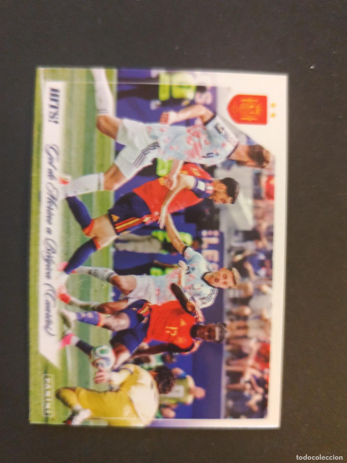 Cartes &agrave; collectionner de Football: 54 GOL DE MIKEL MERINO A B&Eacute;LGICA (CUARTOS) HITS PASI&Oacute;N ESPA&Ntilde;A 2026 PANINI CLUB