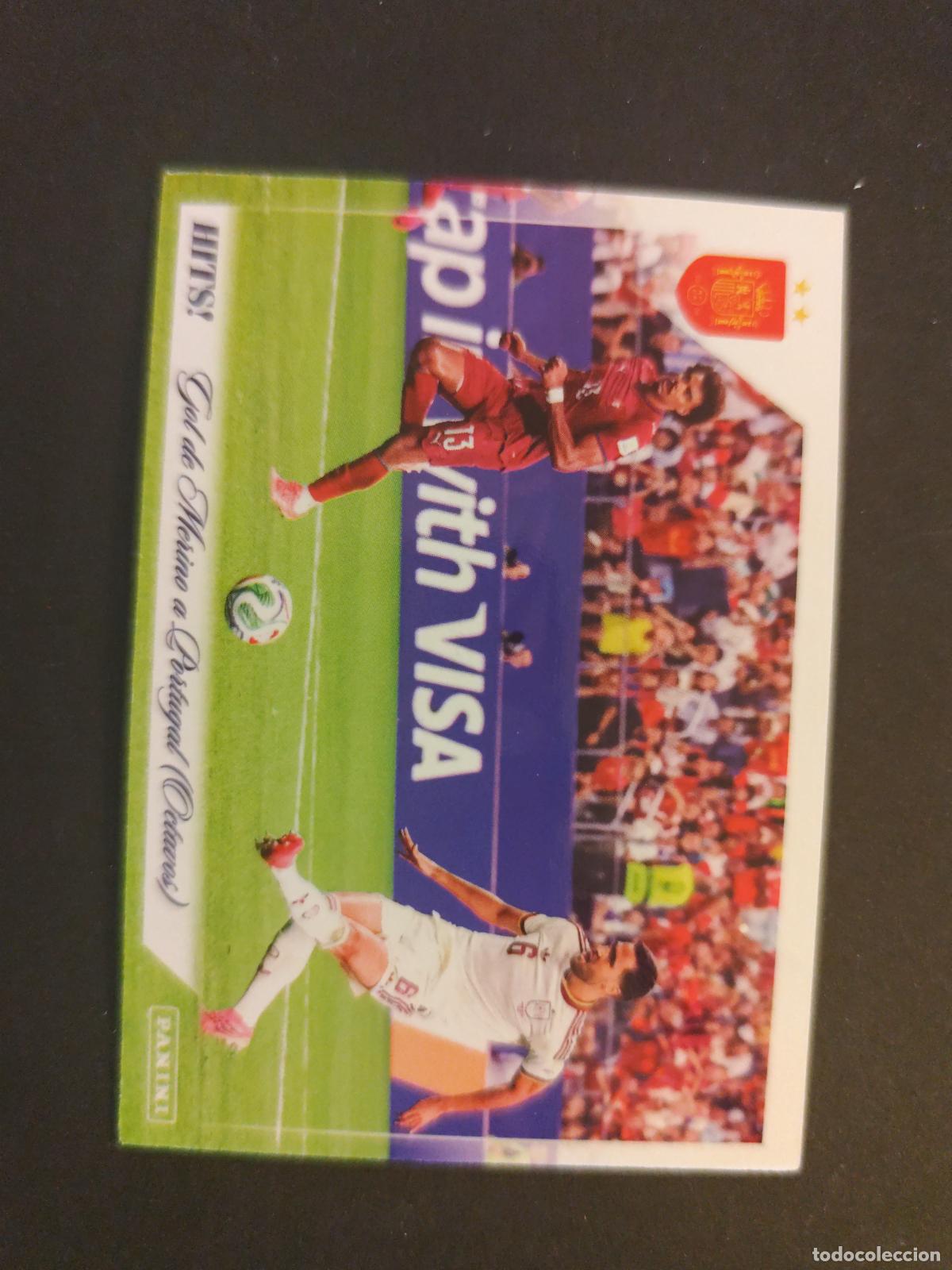 Cartes &agrave; collectionner de Football: 53 GOL DE MIKEL MERINO A PORTUGAL (OCTAVOS) HITS PASI&Oacute;N ESPA&Ntilde;A 2026 PANINI CLUB