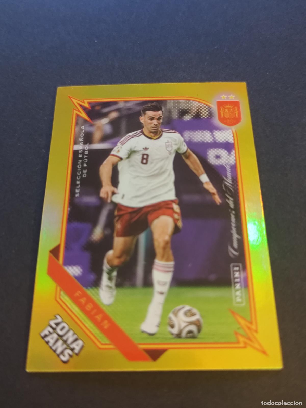 Fu&szlig;ball-Sticker: KO39 FABI&Aacute;N ZONA FANS KROMIX GOLD PARALELA PARALLEL PASI&Oacute;N ESPA&Ntilde;A 2026 PANINI CLUB