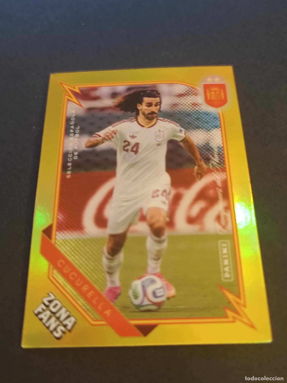 Fu&szlig;ball-Sticker: KO36 CUCURELLA ZONA FANS KROMIX GOLD PARALELA PARALLEL PASI&Oacute;N ESPA&Ntilde;A 2026 PANINI CLUB