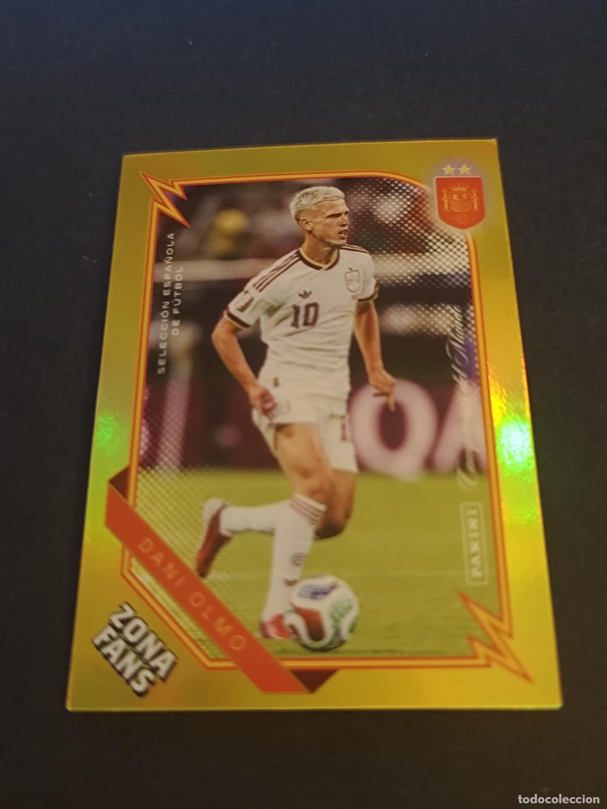 Fu&szlig;ball-Sticker: KO42 DANI OLMO ZONA FANS KROMIX GOLD PARALELA PARALLEL PASI&Oacute;N ESPA&Ntilde;A 2026 PANINI CLUB