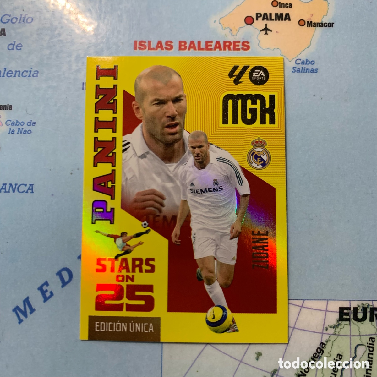 Fu&szlig;ball-Sticker: Zidane n&uacute;mero 430 serie on Stars On 25 Del Real Madrid megacracks 26-27 2026-2027