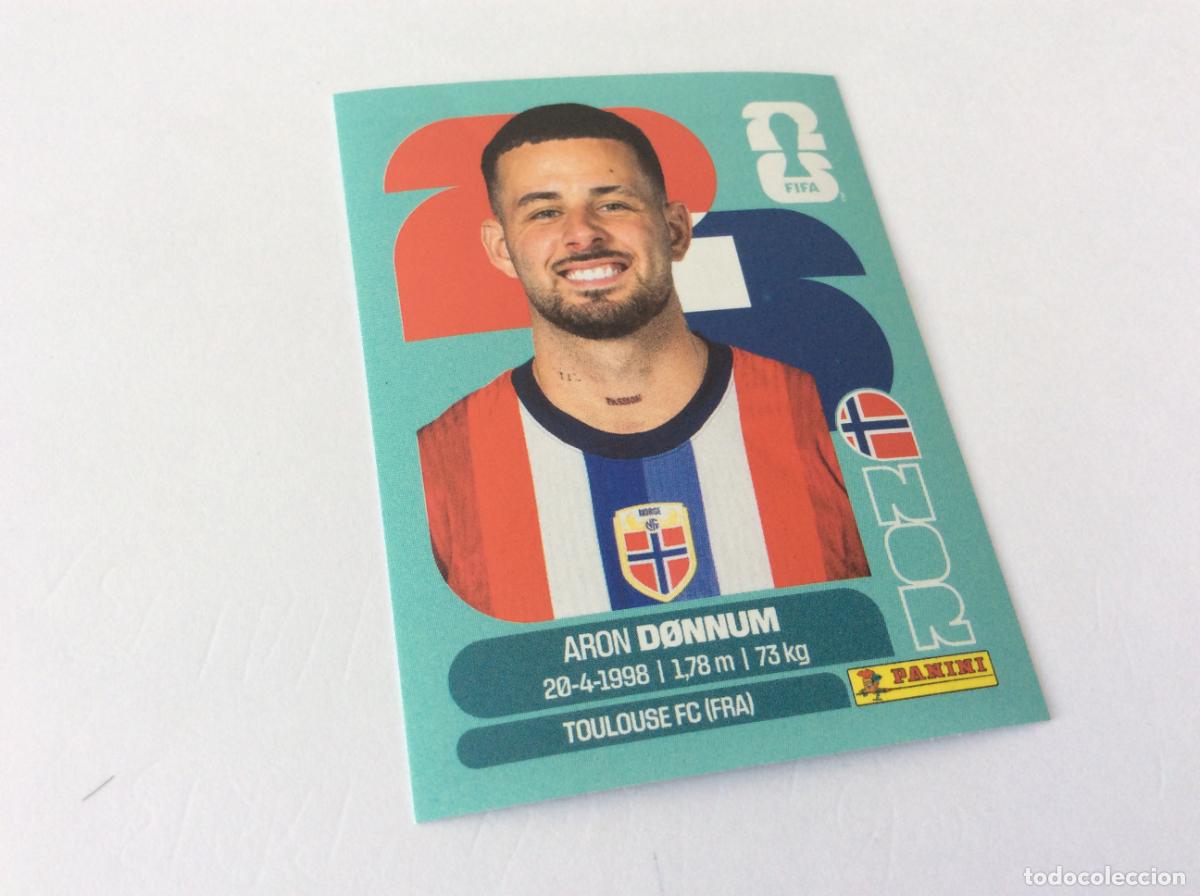 Cromos de f&uacute;tbol: NOR17 NOR 17 Aron D&oslash;nnum Noruega Sticker Cromo FIFA World Cup 2026 26 Panini Mundial